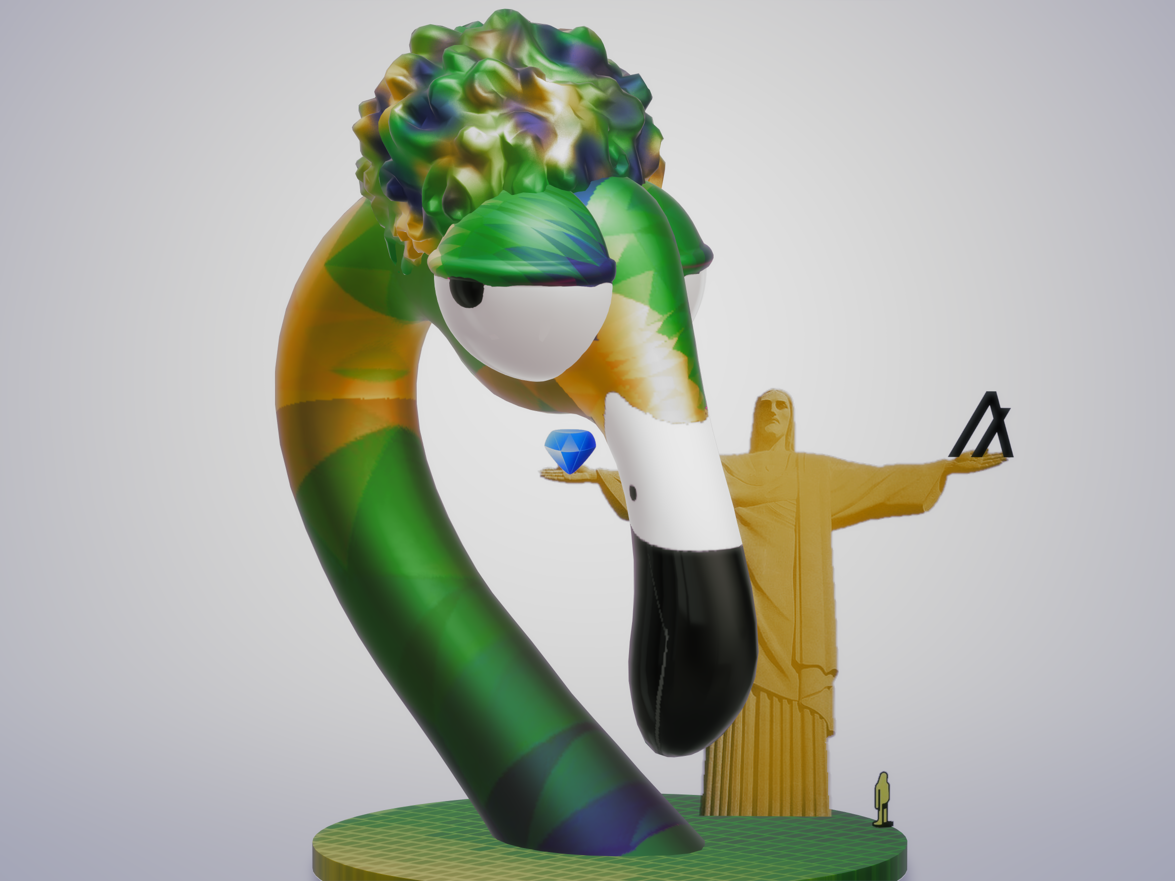 Bored Flamingo #73 NFT on Algorand
