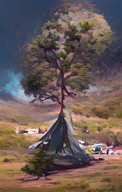 Camping Tree