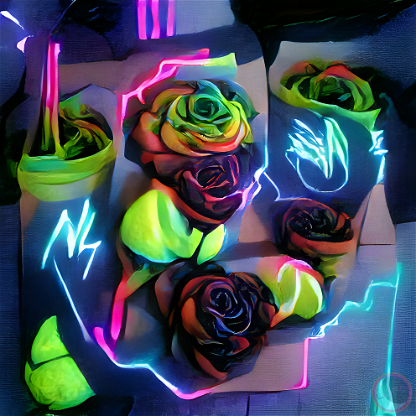 "Neon Roses"