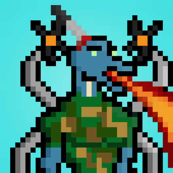 An image of Pixel Dragon: #015