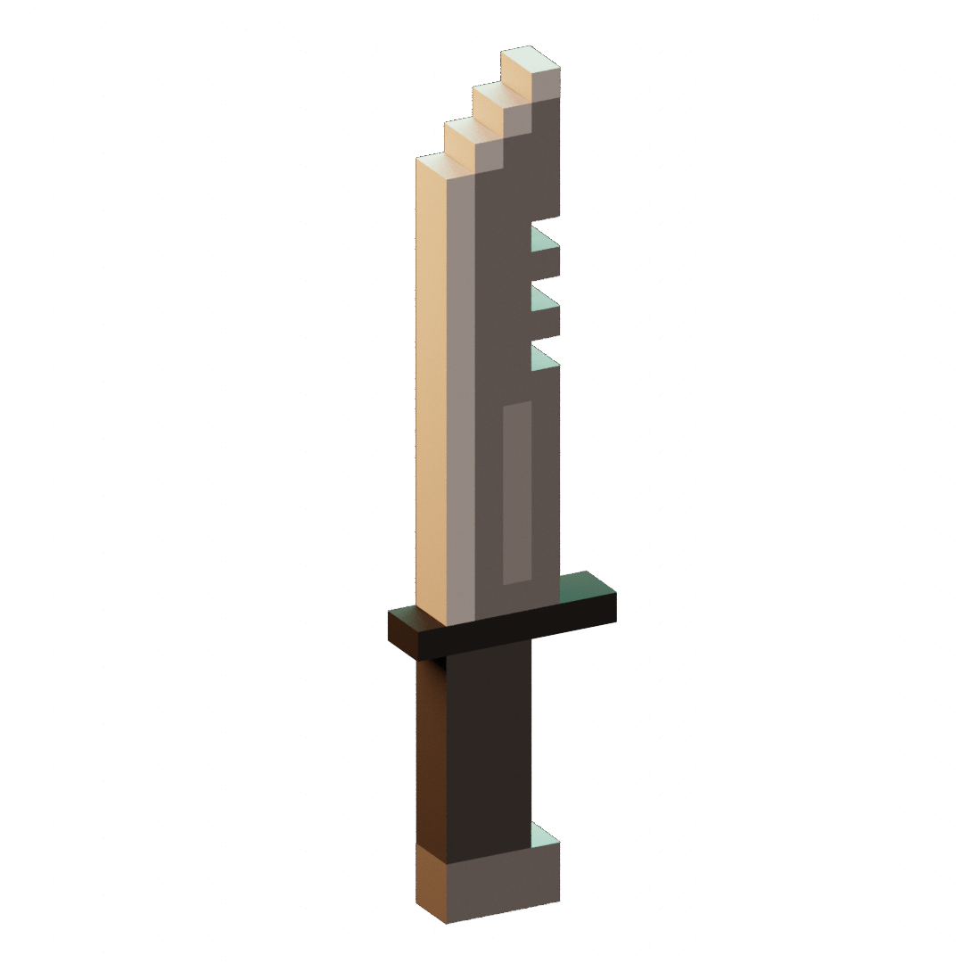 Pixel Weapons - Tactical Blade NFT on Algorand