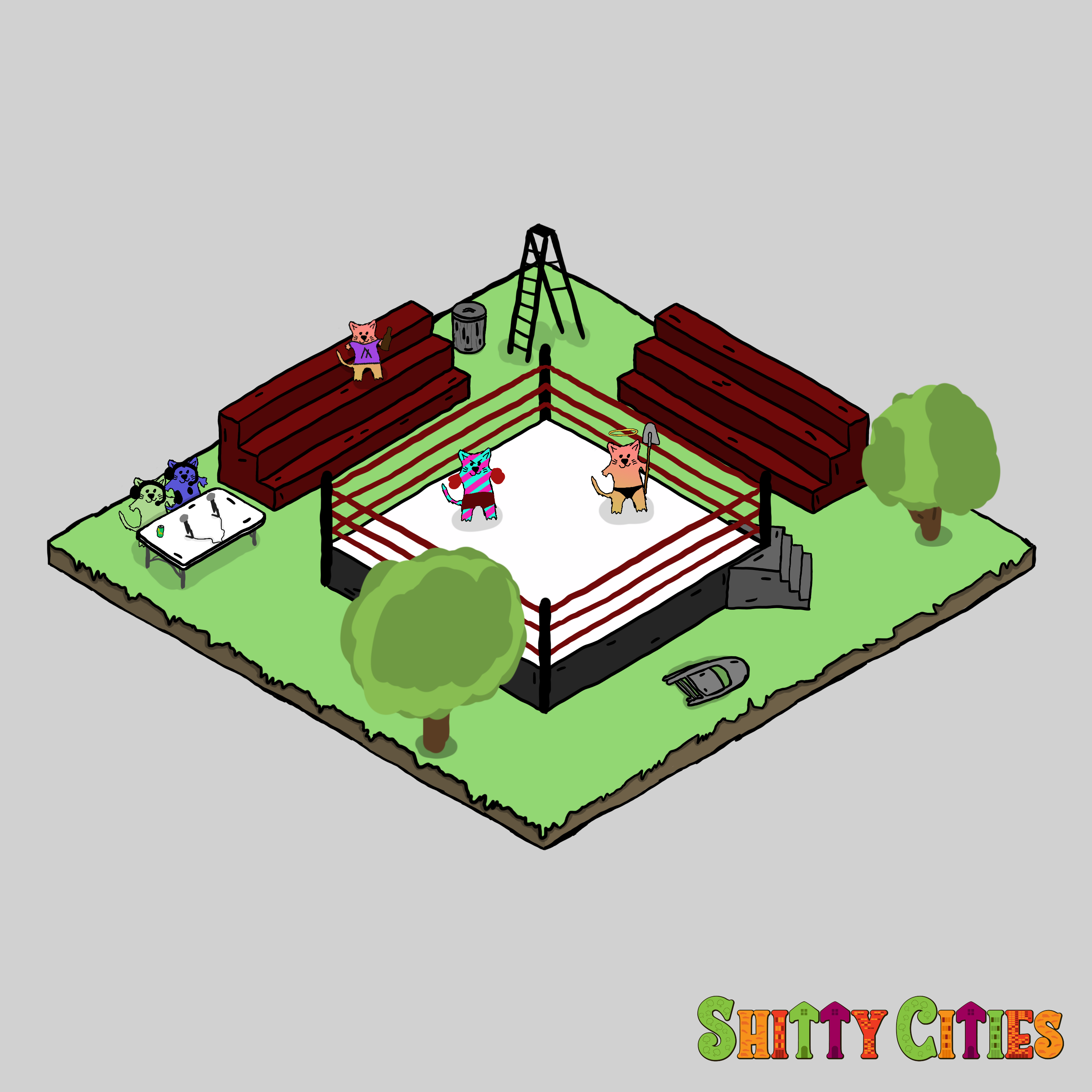 SCB37 - Backyard Wrestling Ring