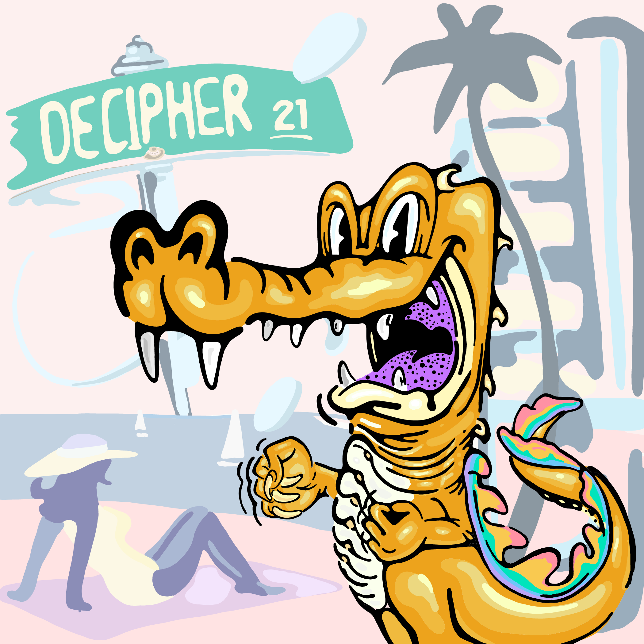 Algo Gator #100 NFT on Algorand