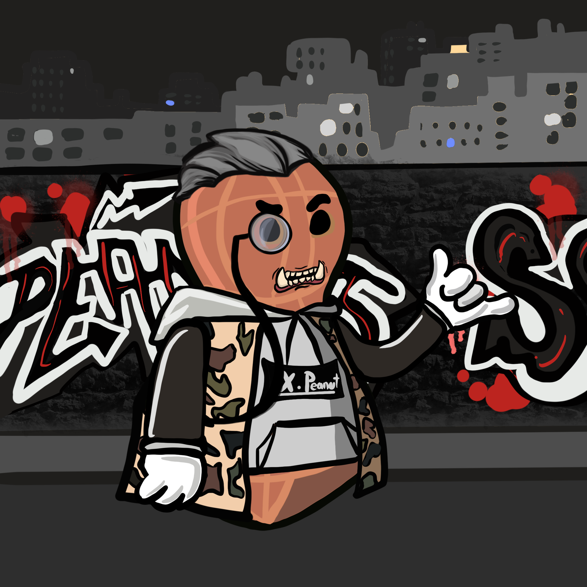 Dope Peanut Society #820 NFT on Algorand