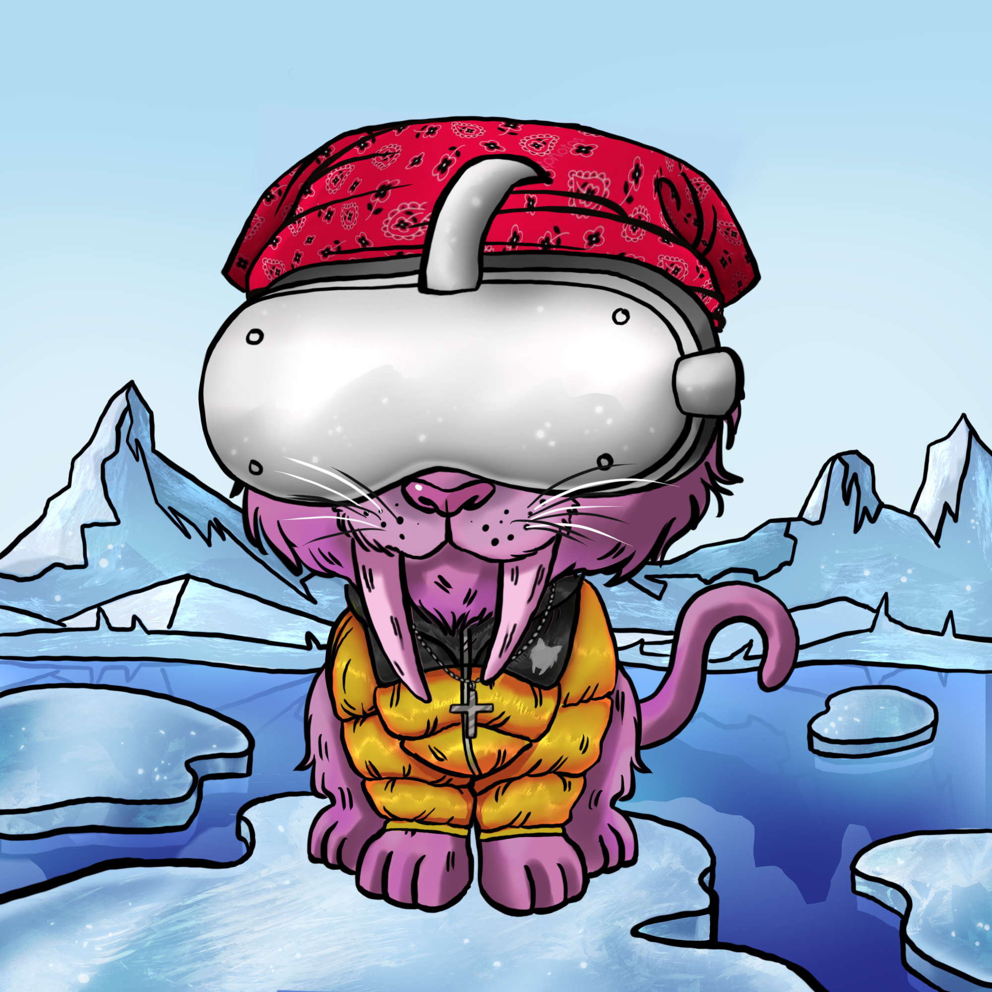 Adorable Feline #0286 NFT on Algorand