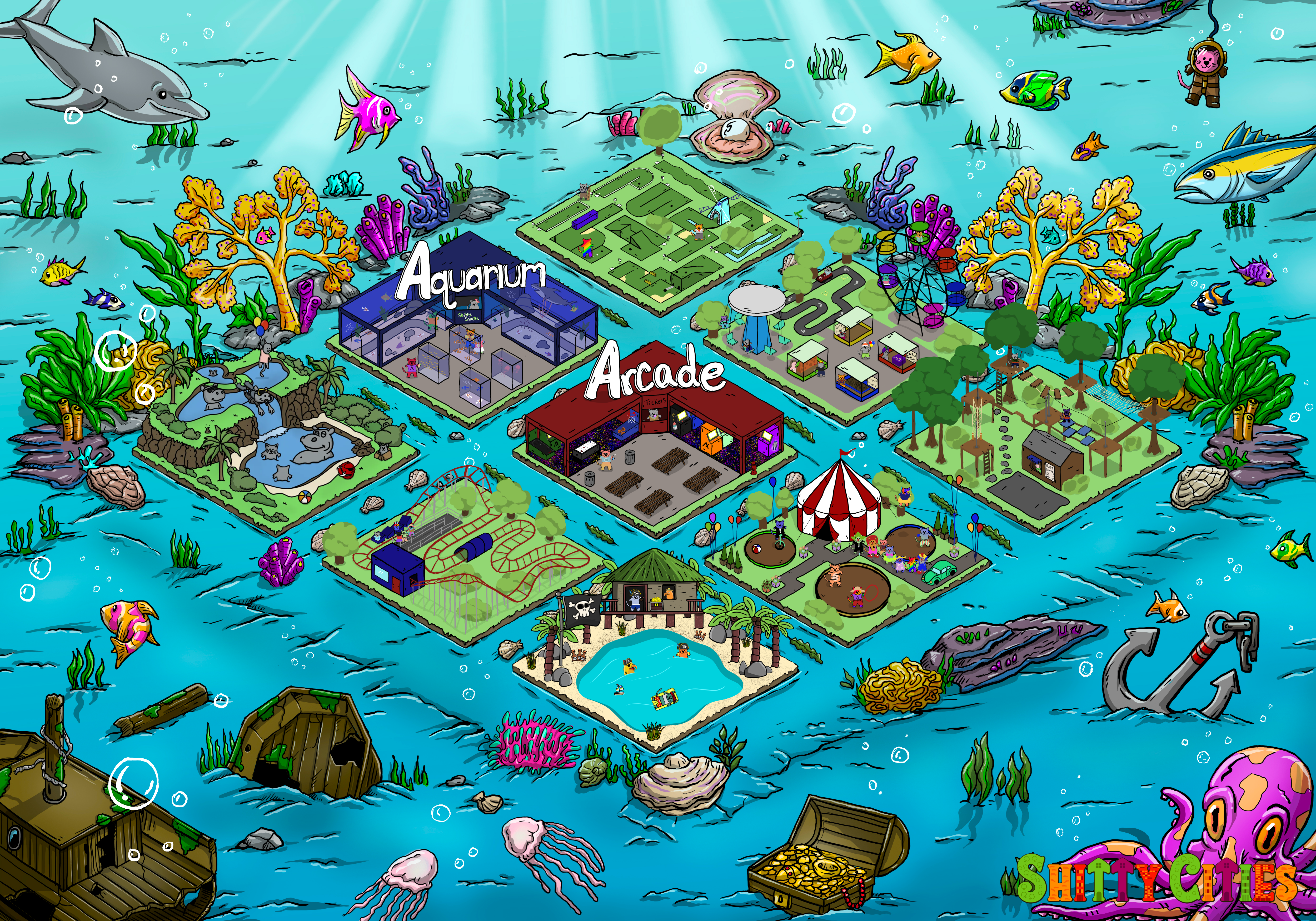 Shitty City #20 NFT on Algorand