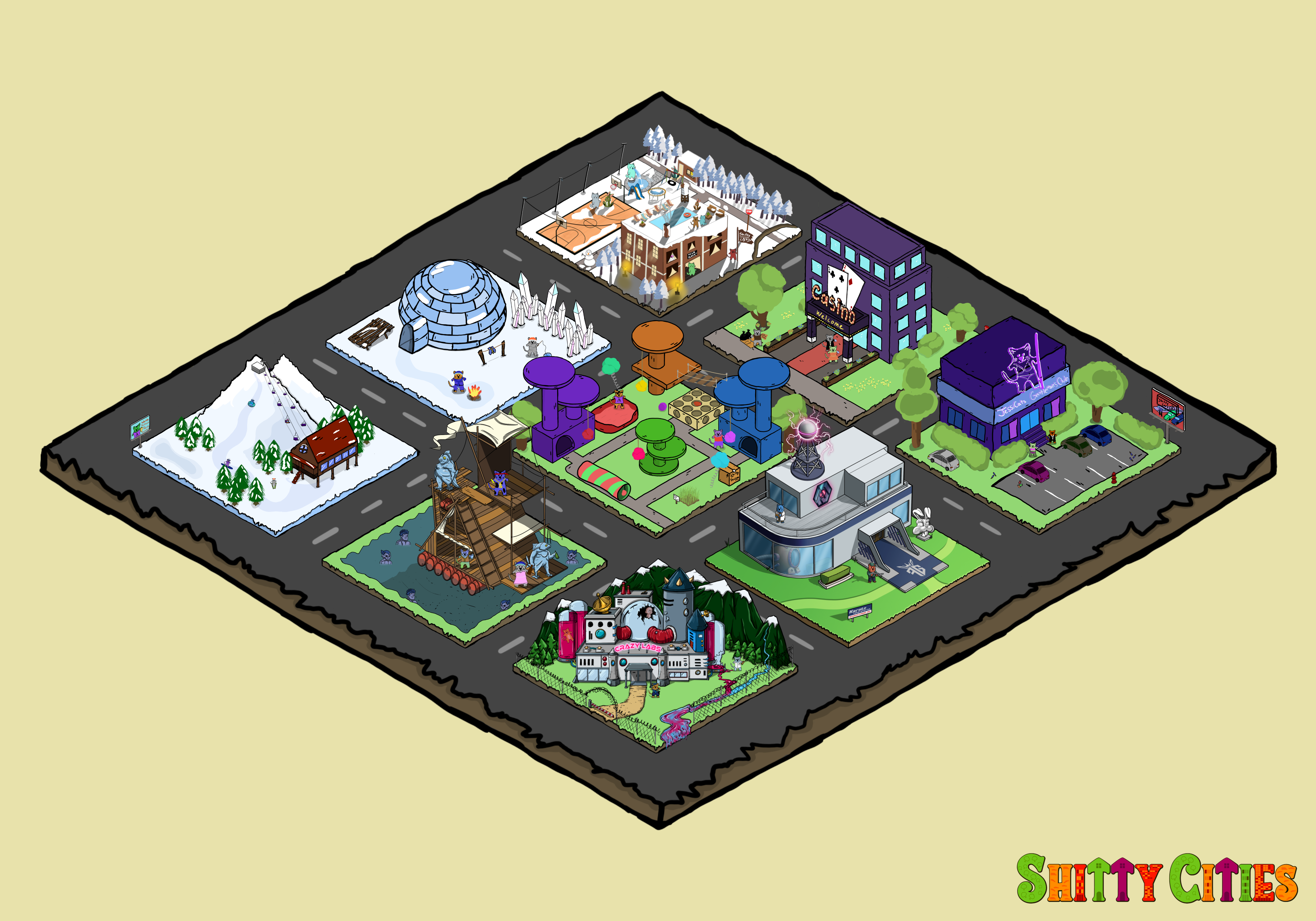 Shitty City #94 NFT on Algorand