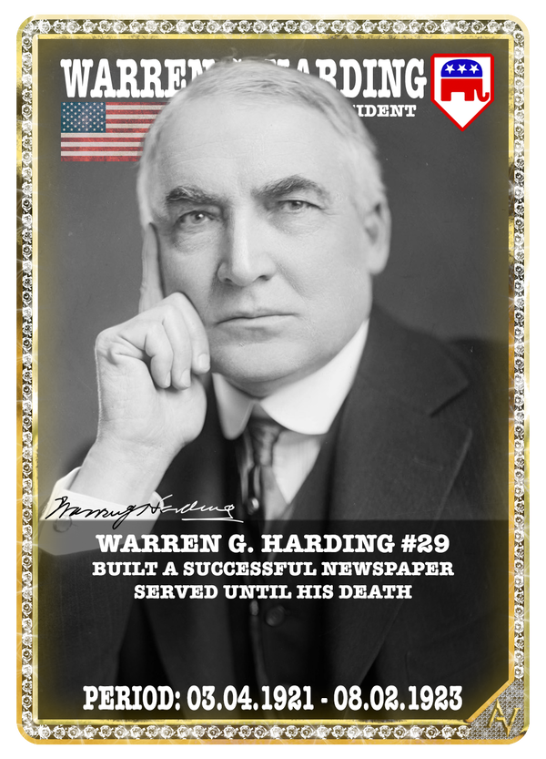 An image of AVP D29 - Warren G. Harding