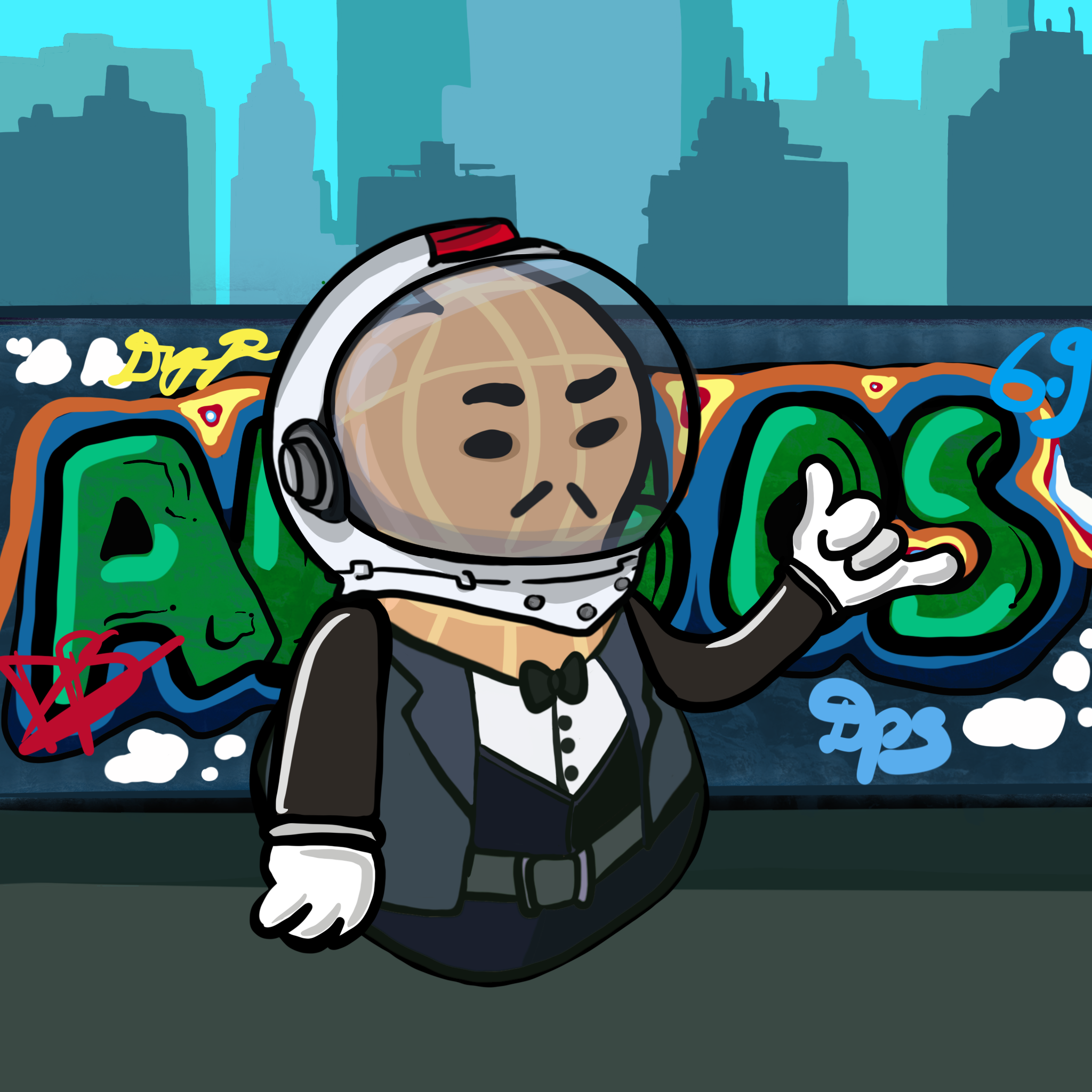 Dope Peanut Society #285 NFT on Algorand