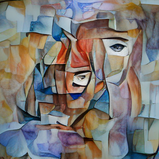 Cubist Woman NFT on Algorand