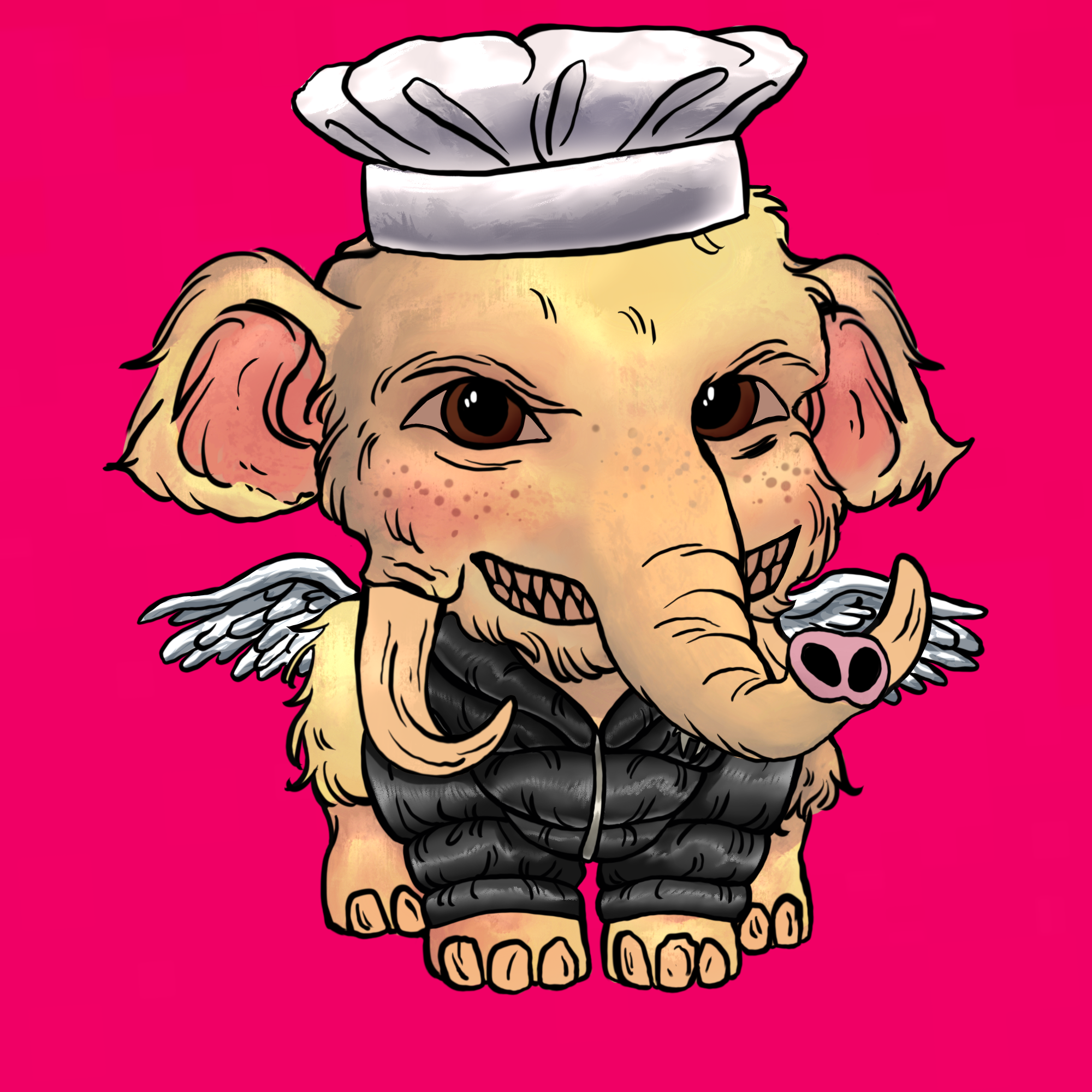 Naughty Mammoth #0960 NFT on Algorand