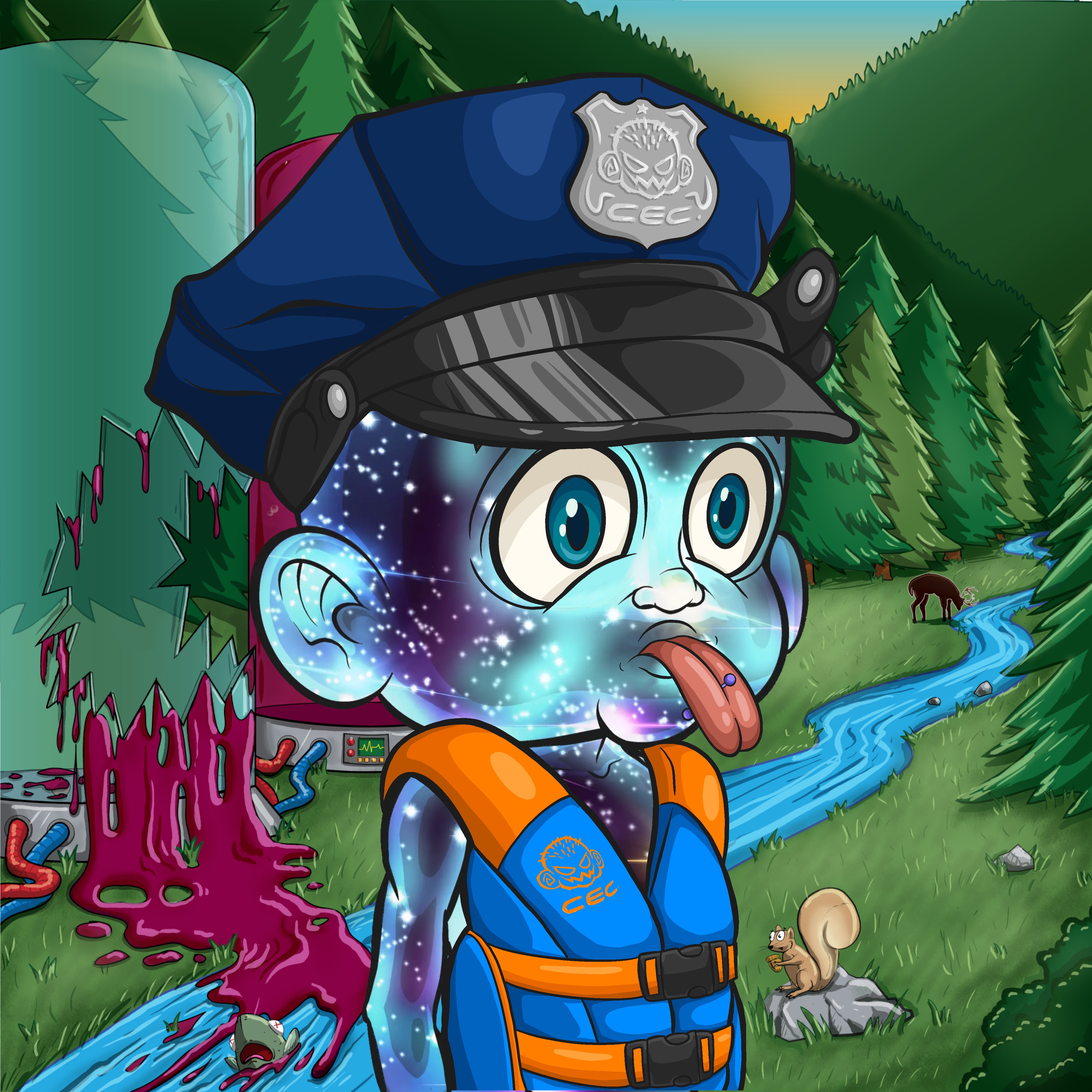 CRAZY COP #6042 NFT on Algorand