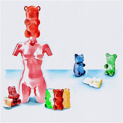 Gummy Bear Head Iteration