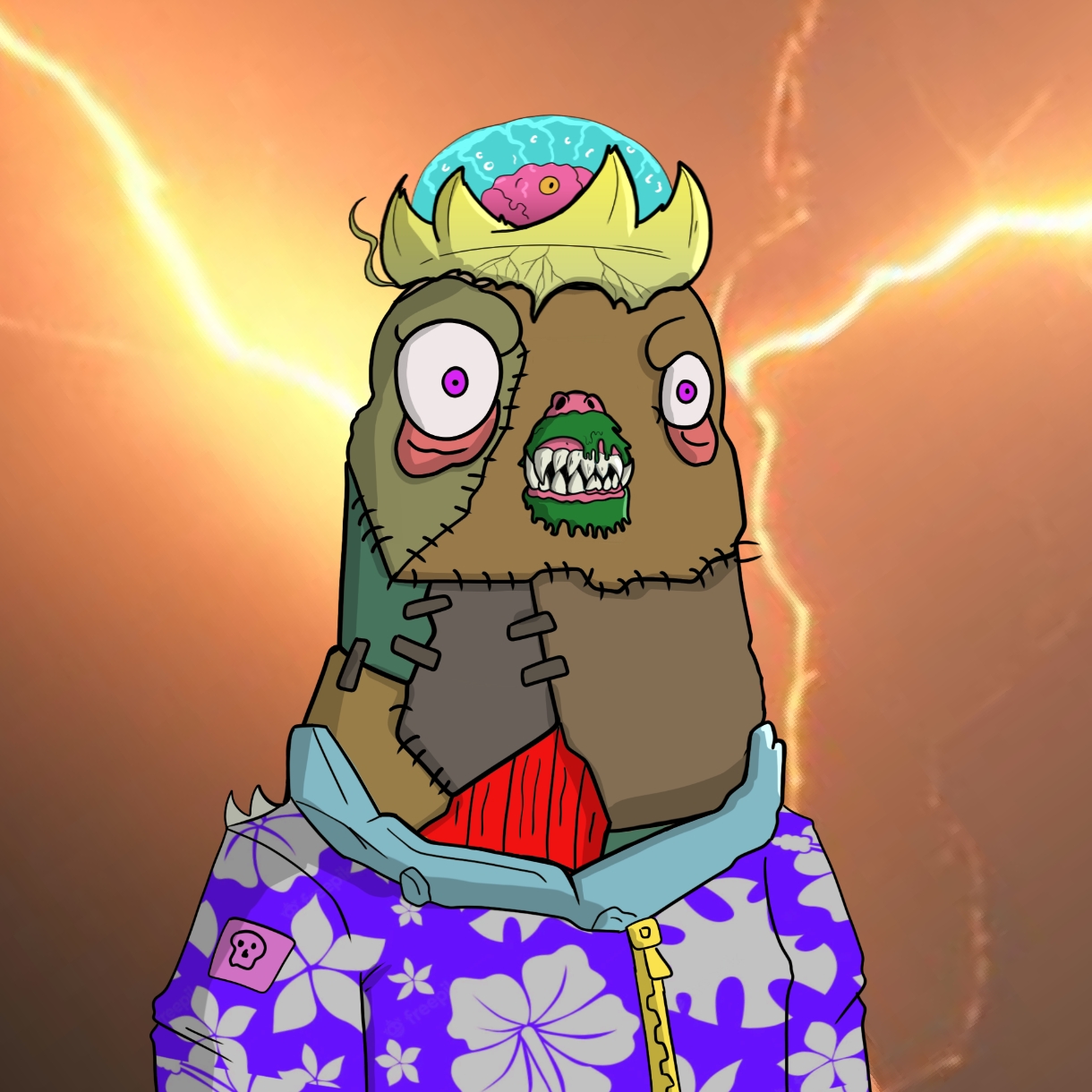 Mutant Ghetto Pigeon #366 NFT on Algorand