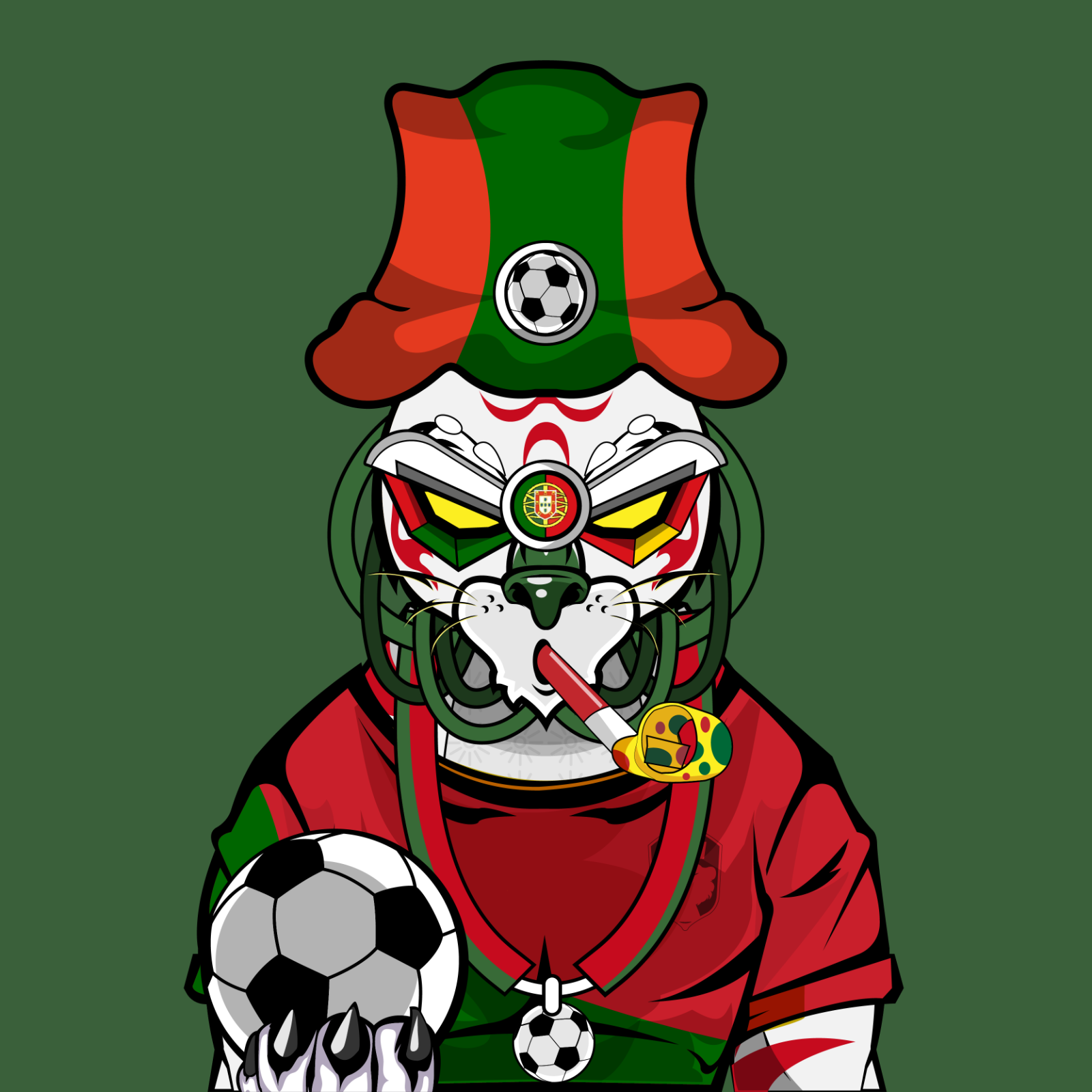Football TigerChi #1421 NFT on Algorand