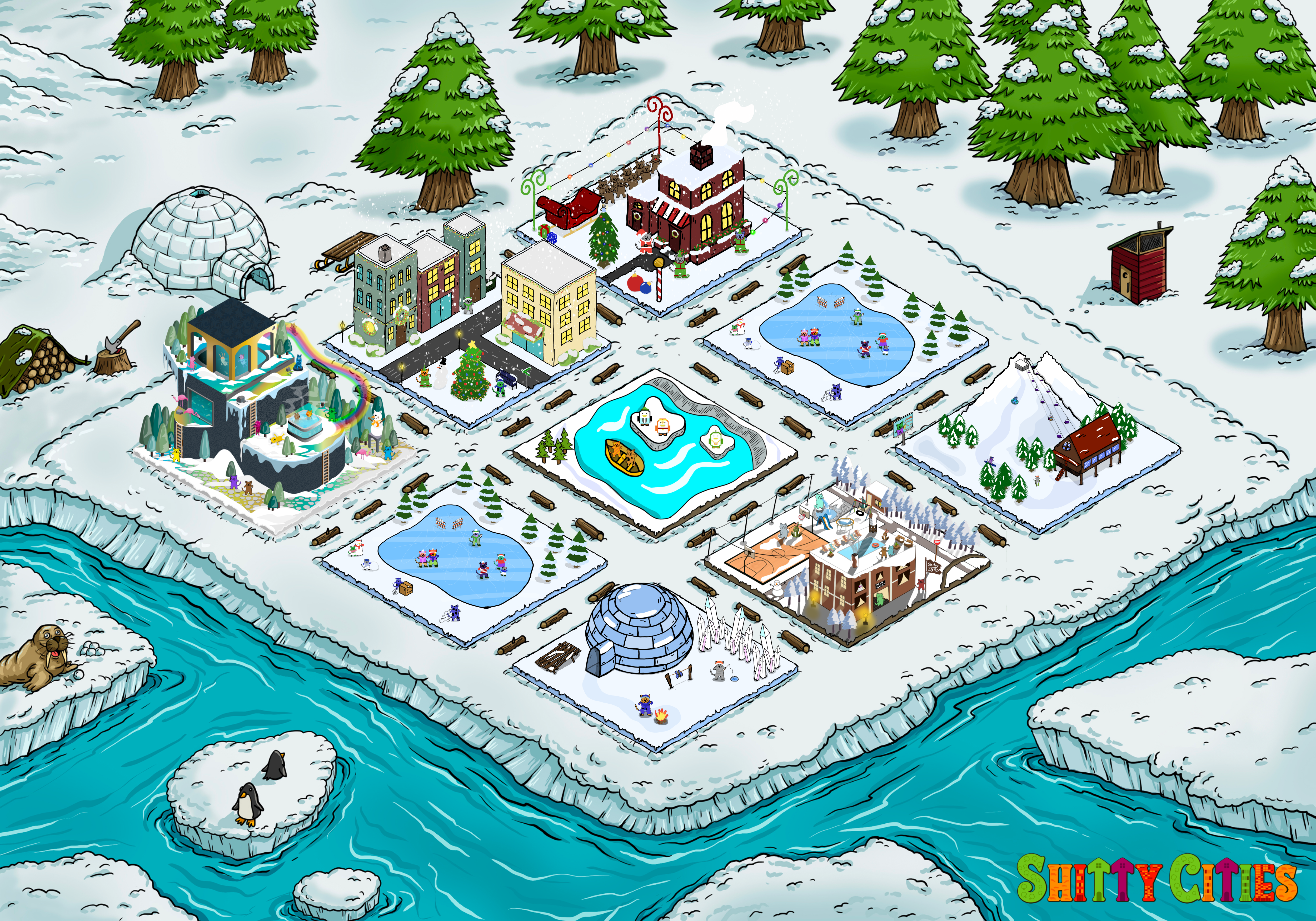 Shitty City #483 NFT on Algorand