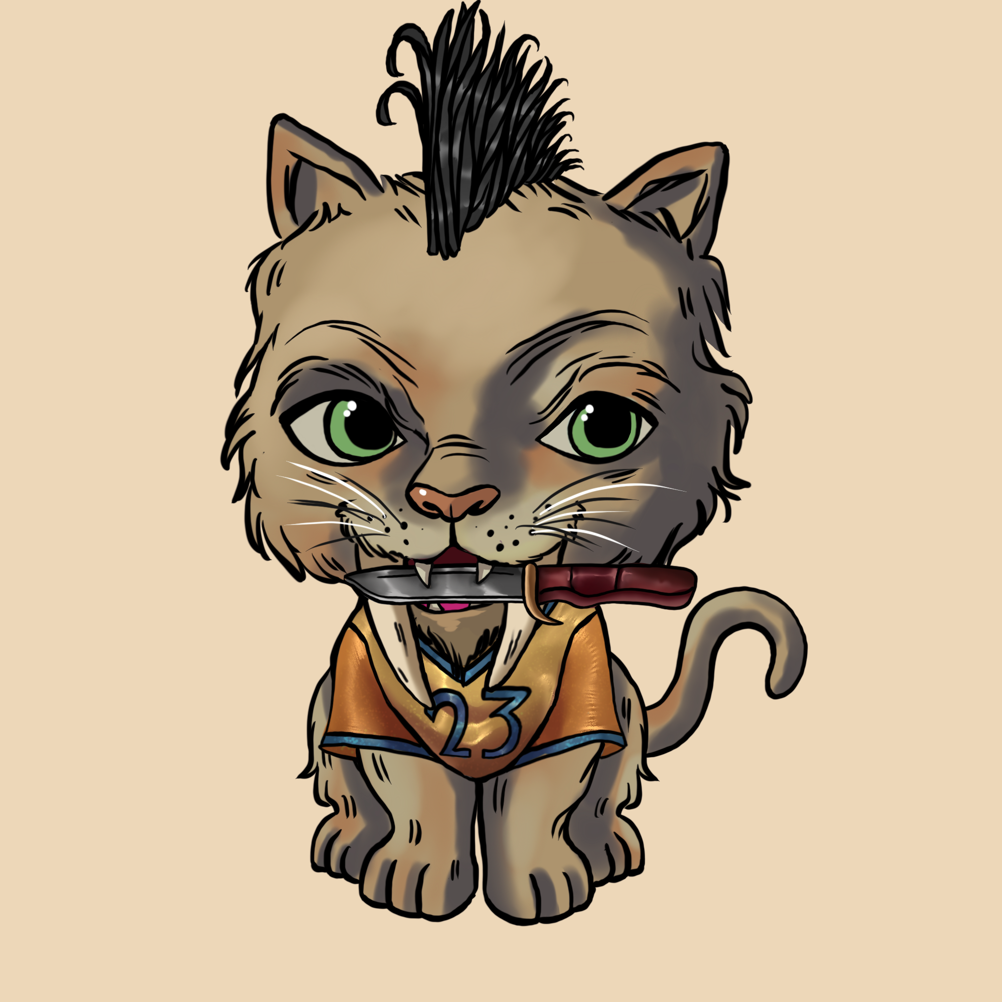Adorable Feline #0259 NFT on Algorand