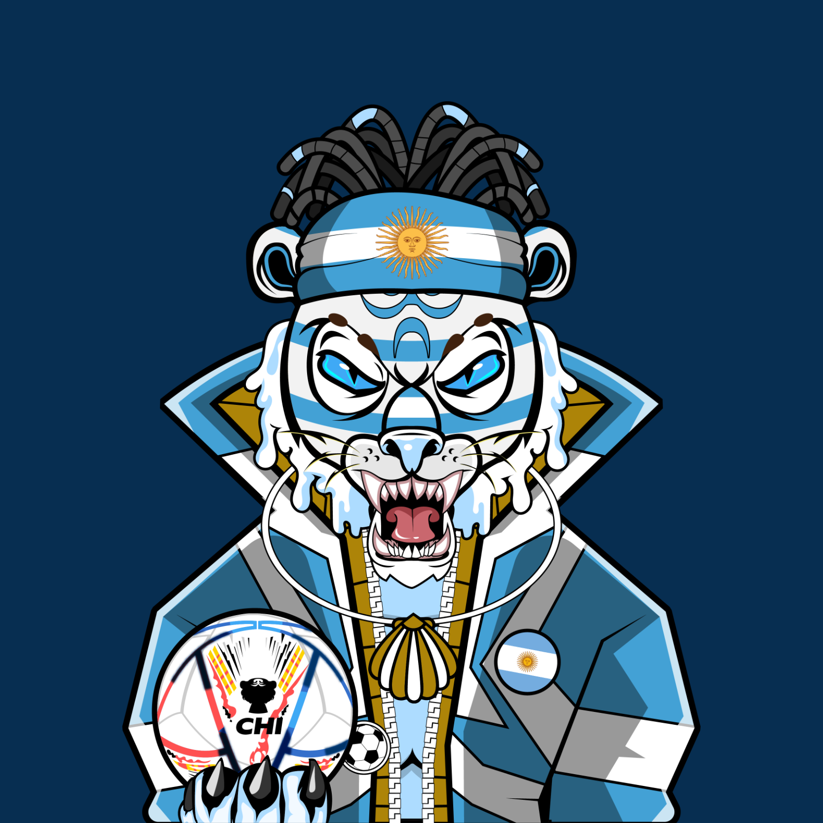 Football TigerChi #1281 NFT on Algorand