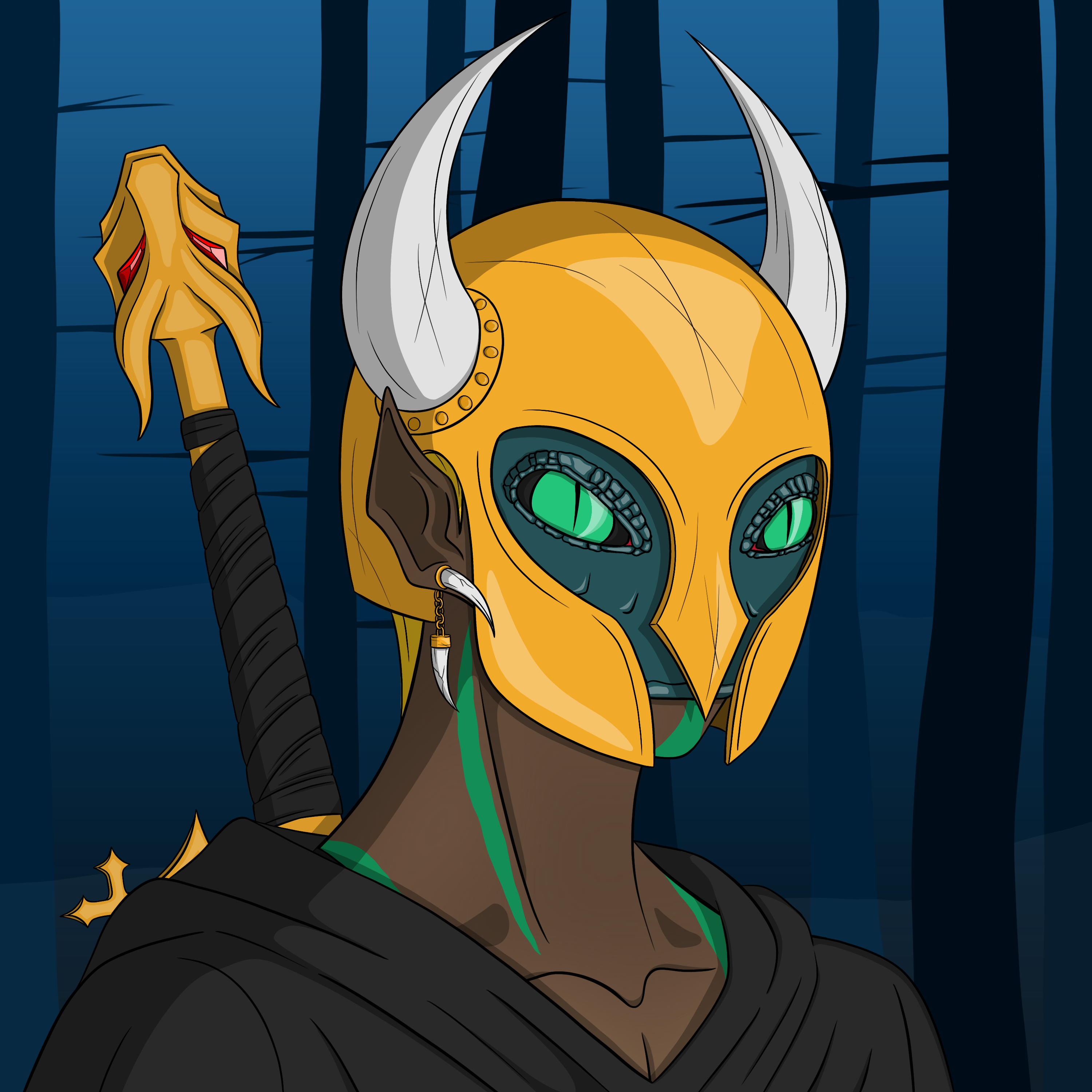 Dark Coin Champion #0865 NFT on Algorand