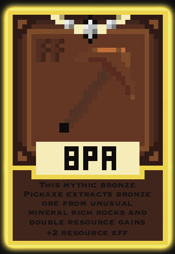 Bronze Pickaxe (Mythic)