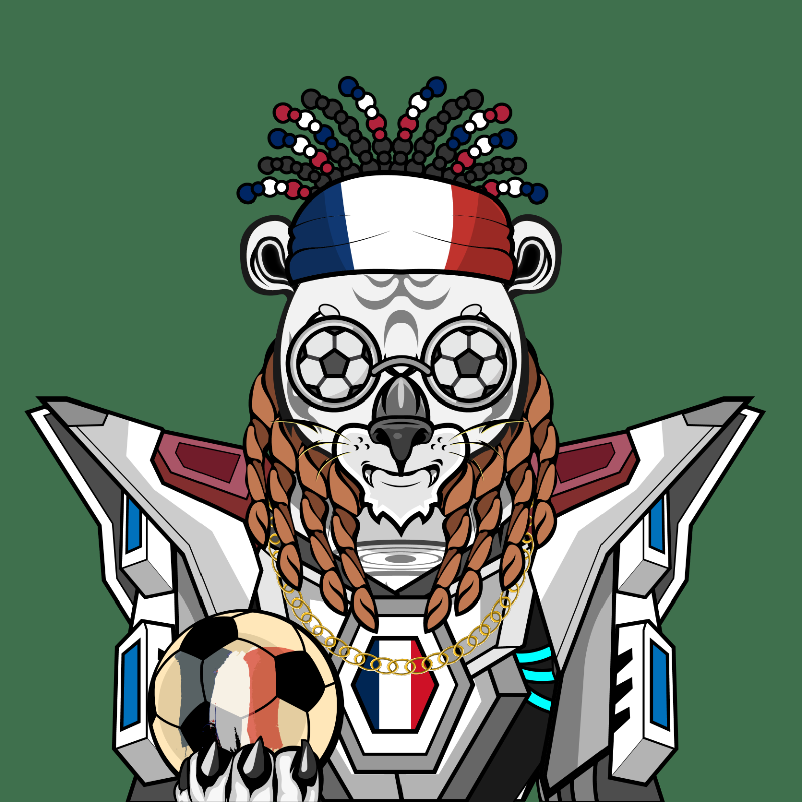 Football TigerChi #1536 NFT on Algorand