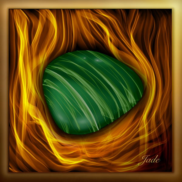 An image of Jade Power Stone (gold)