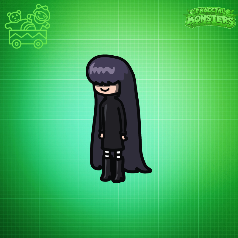 Fracctal Goth Fashion Doll icon