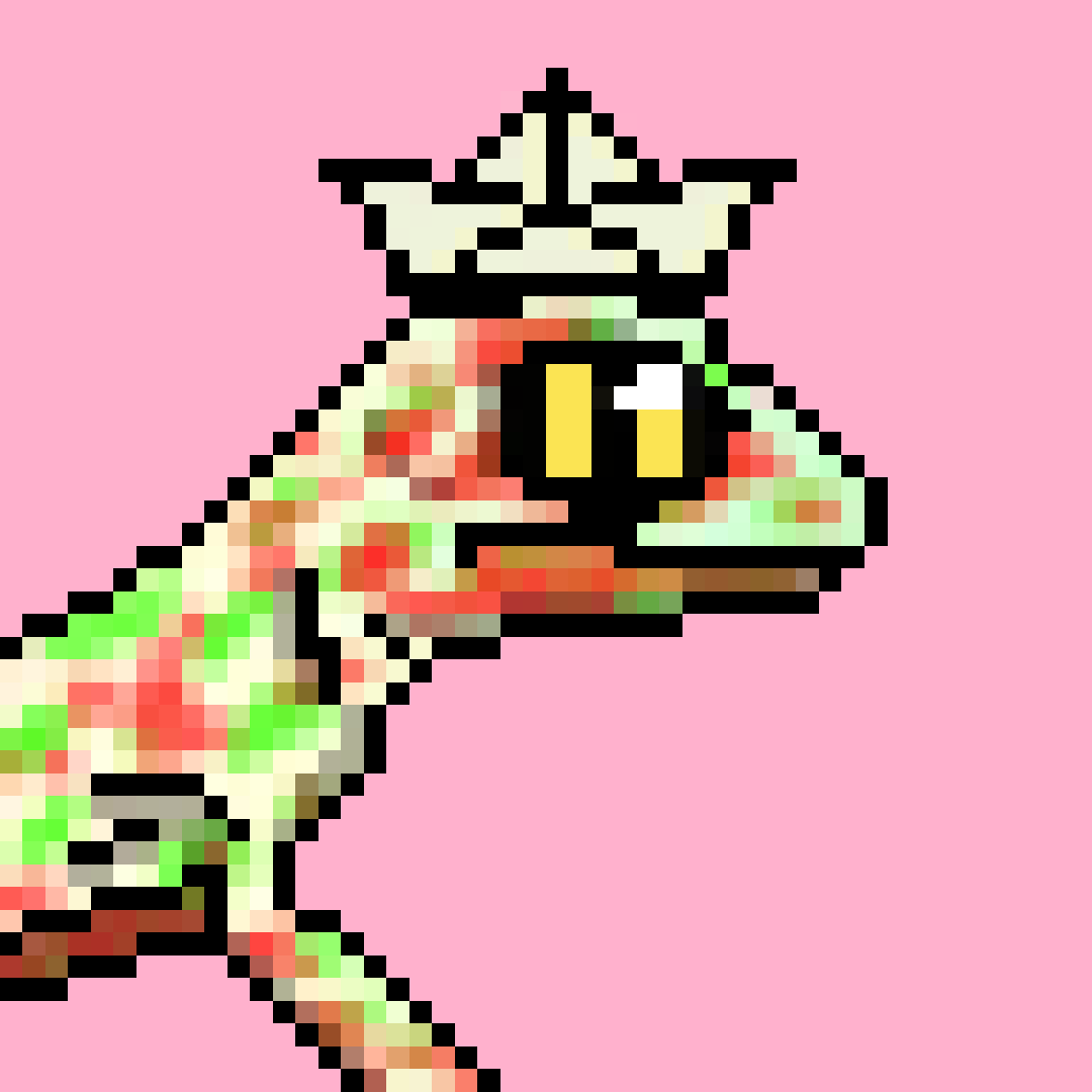 Pixel Geko: #0081 NFT on Algorand