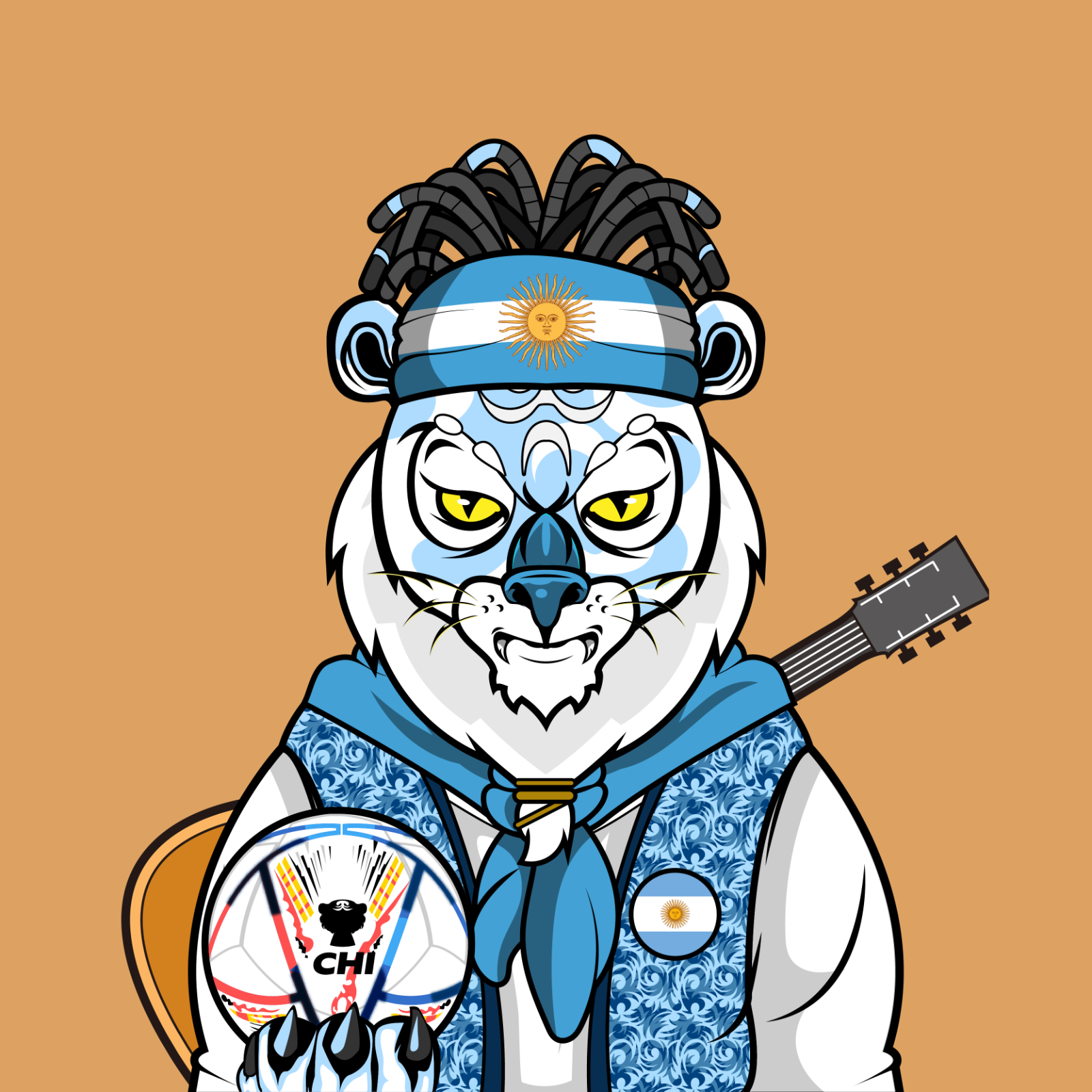 Football TigerChi #1437 NFT on Algorand