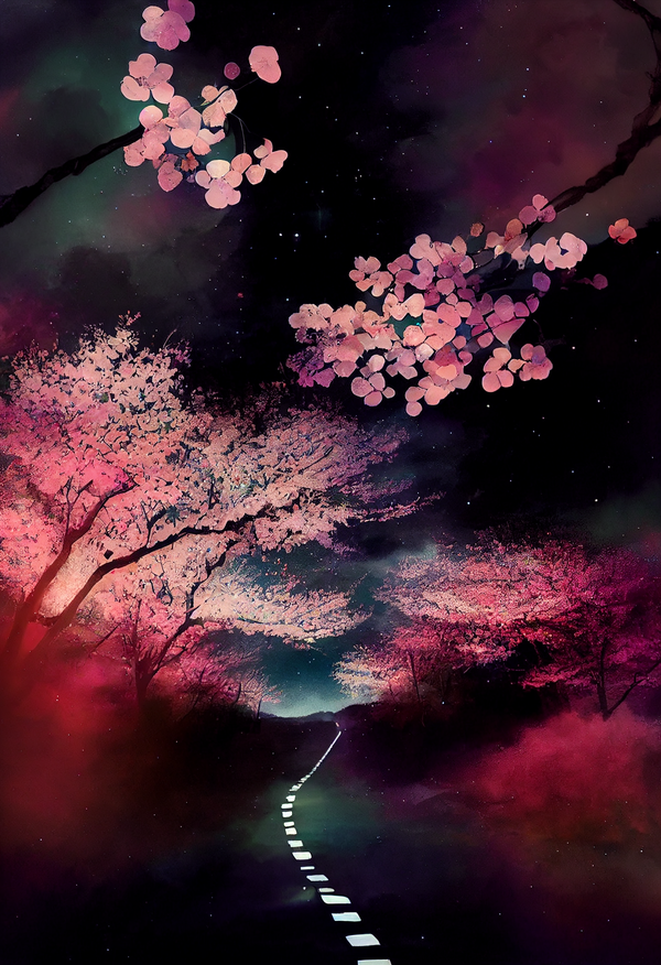 An image of Cherry Blossom Night #4