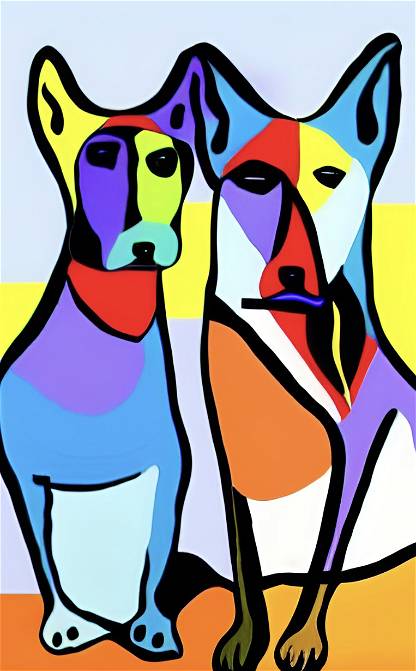 PICASSO’S CATS & DOGS #006