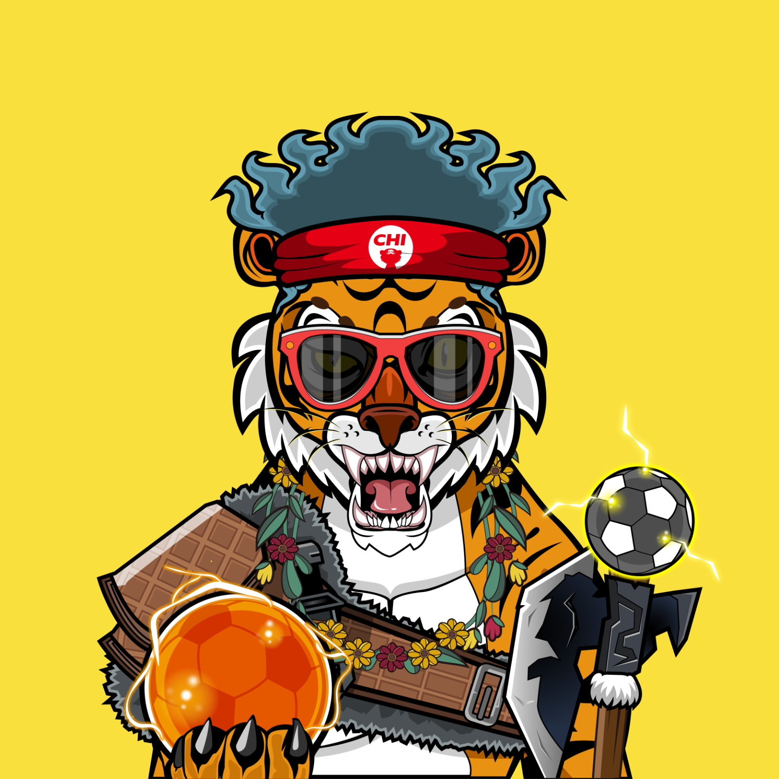Football TigerChi #1825 NFT on Algorand