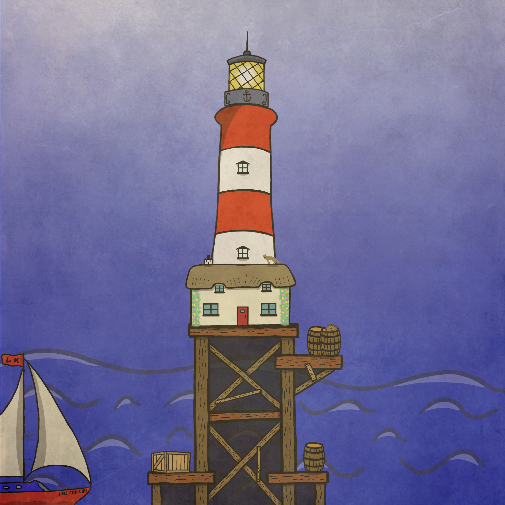 The Lighthouse #0968 NFT on Algorand