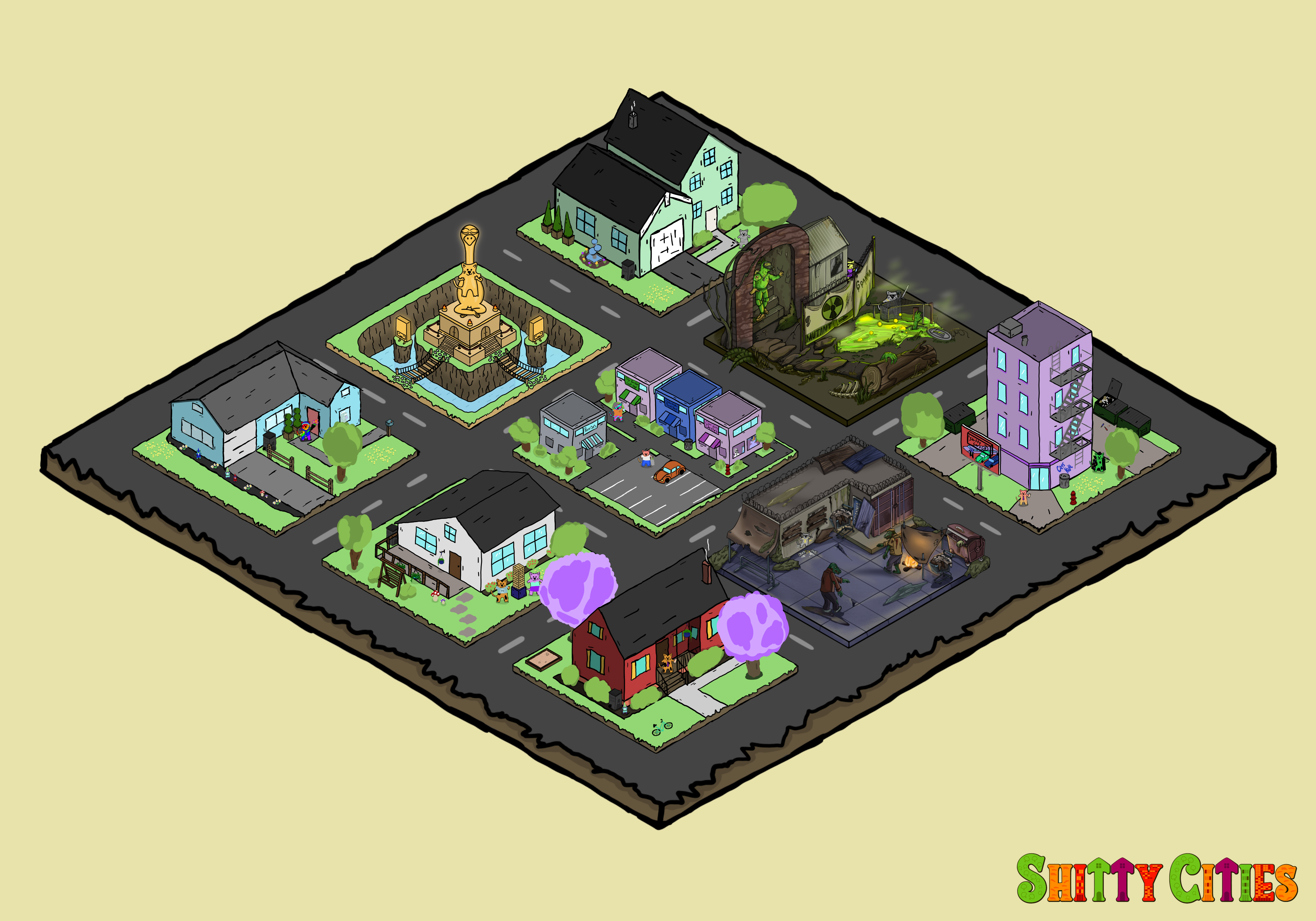 Shitty City #36 NFT on Algorand