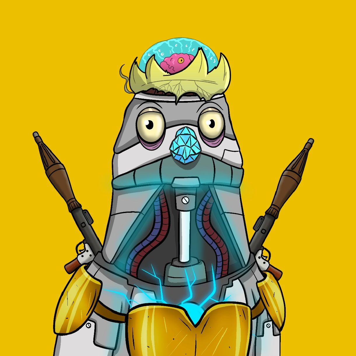 Mutant Ghetto Pigeon #110 NFT on Algorand