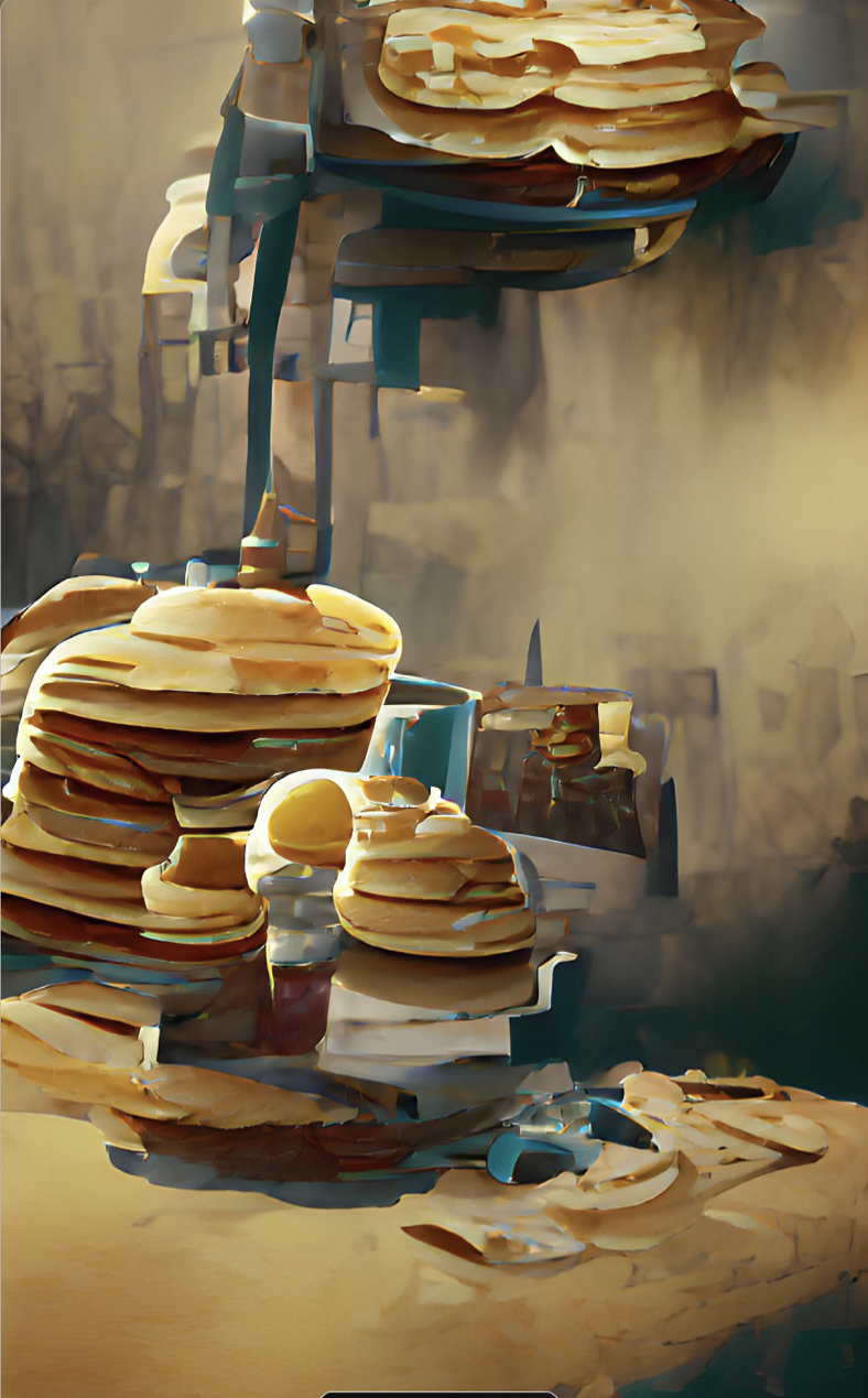 2 Pancakes and a Waffle #8 NFT on Algorand