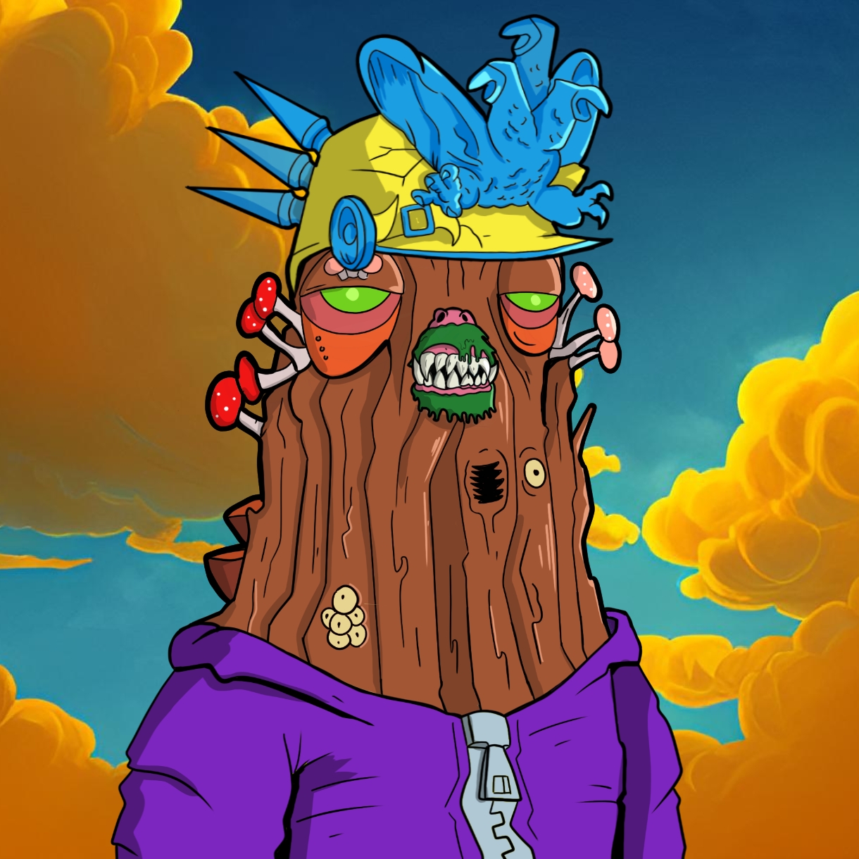 Mutant Ghetto Pigeon #400 NFT on Algorand