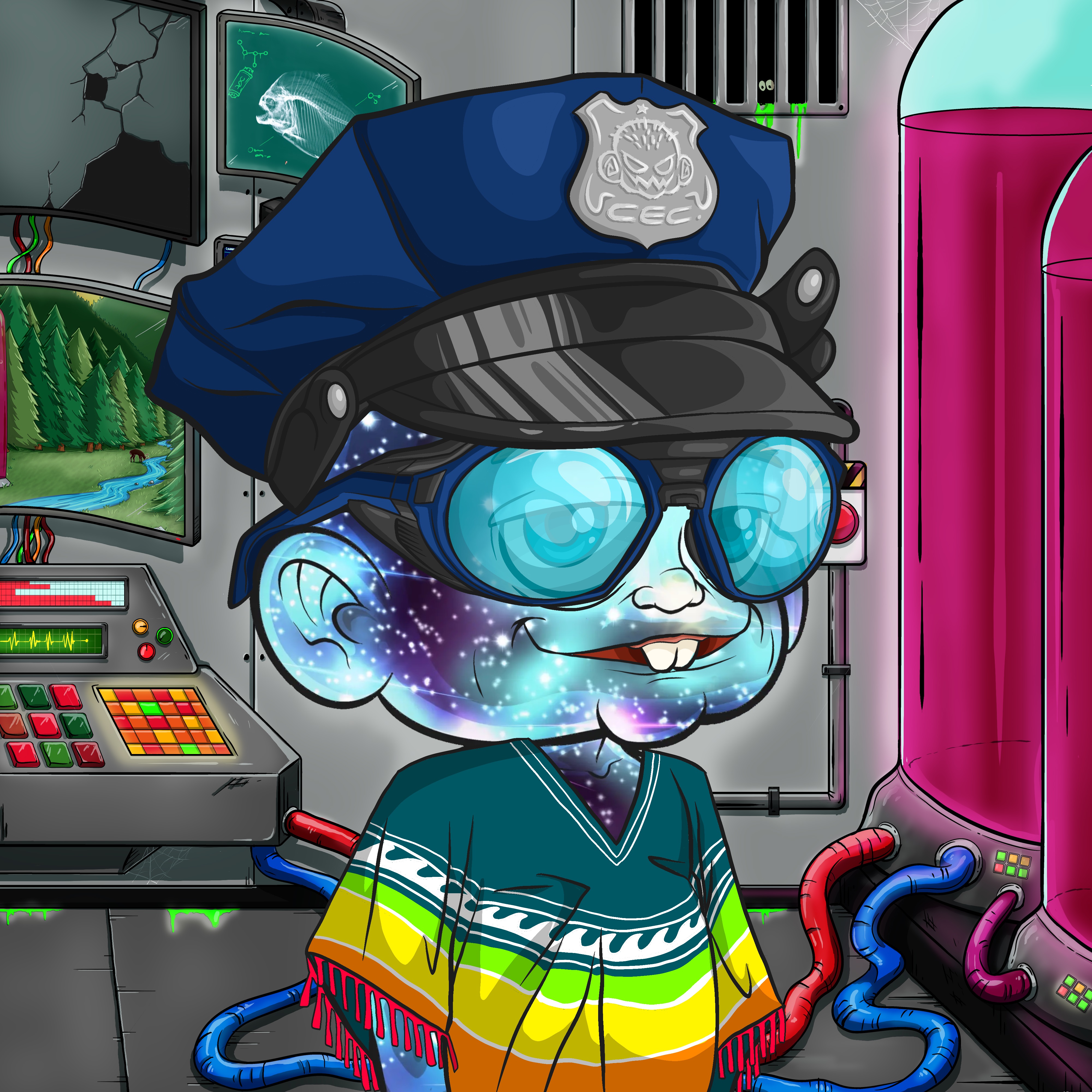 CRAZY COP #5004 NFT on Algorand