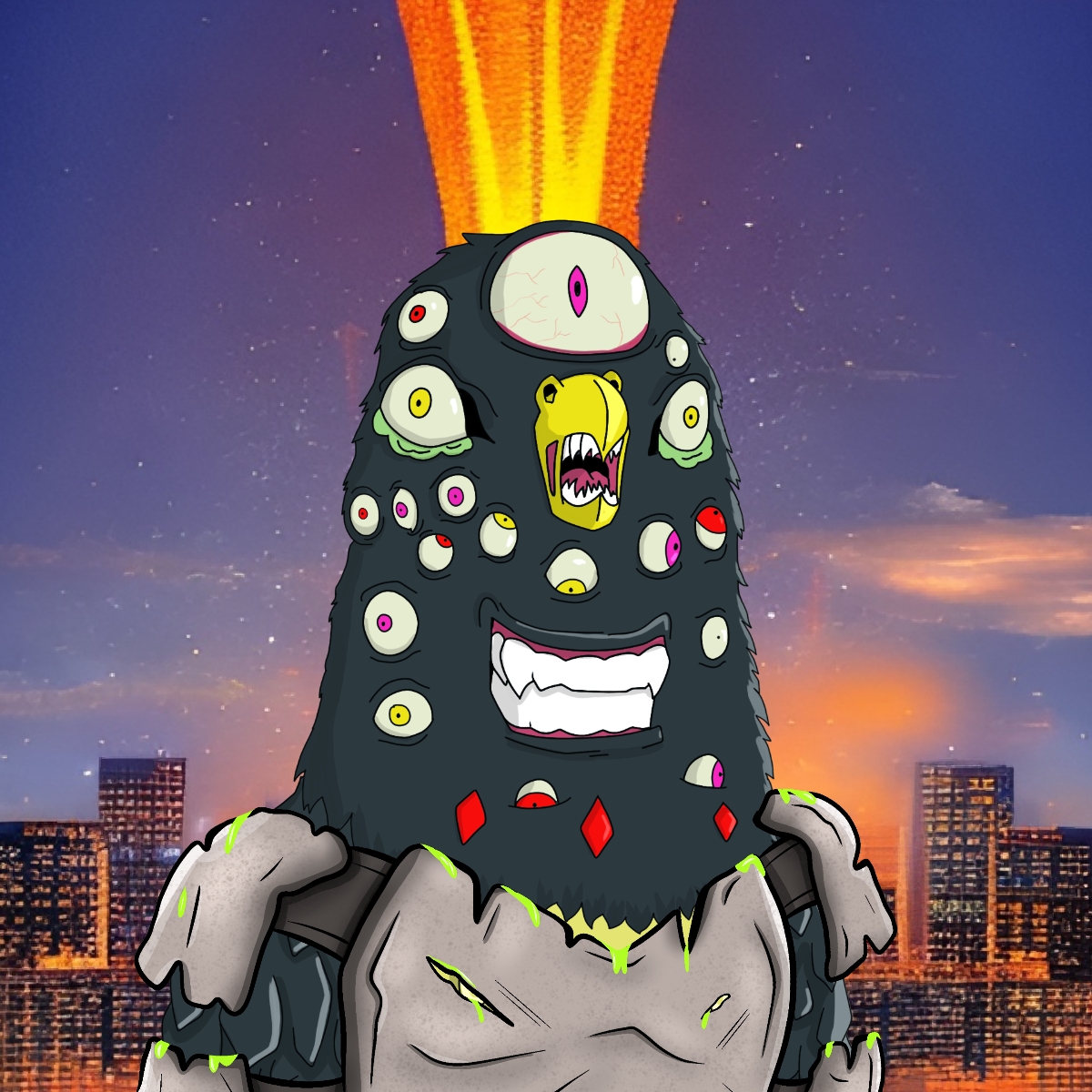 Mutant Ghetto Pigeon #007 NFT on Algorand