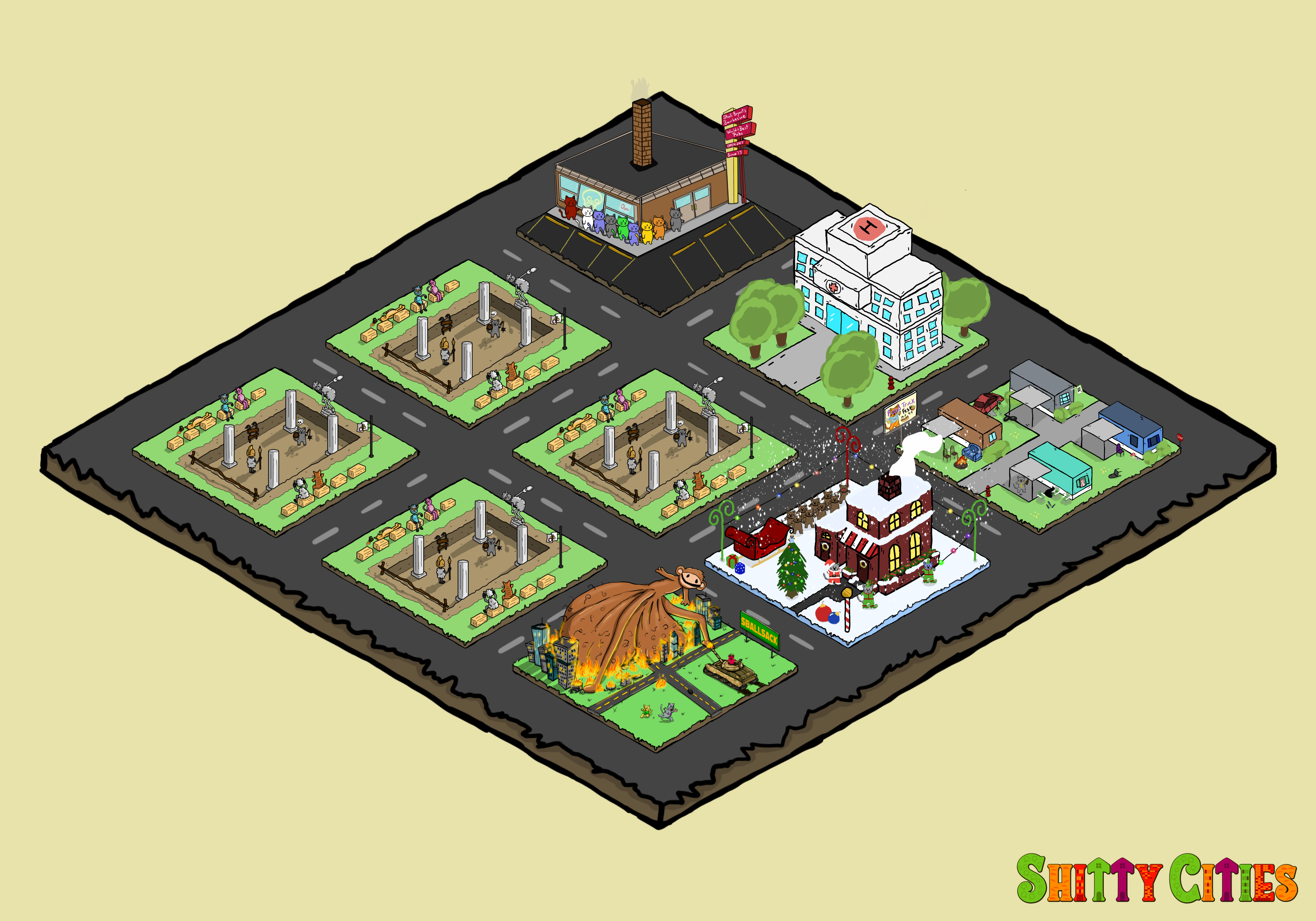 Shitty City #360 NFT on Algorand