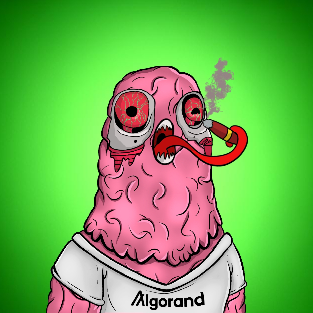 Mutant Ghetto Pigeon #378 NFT on Algorand