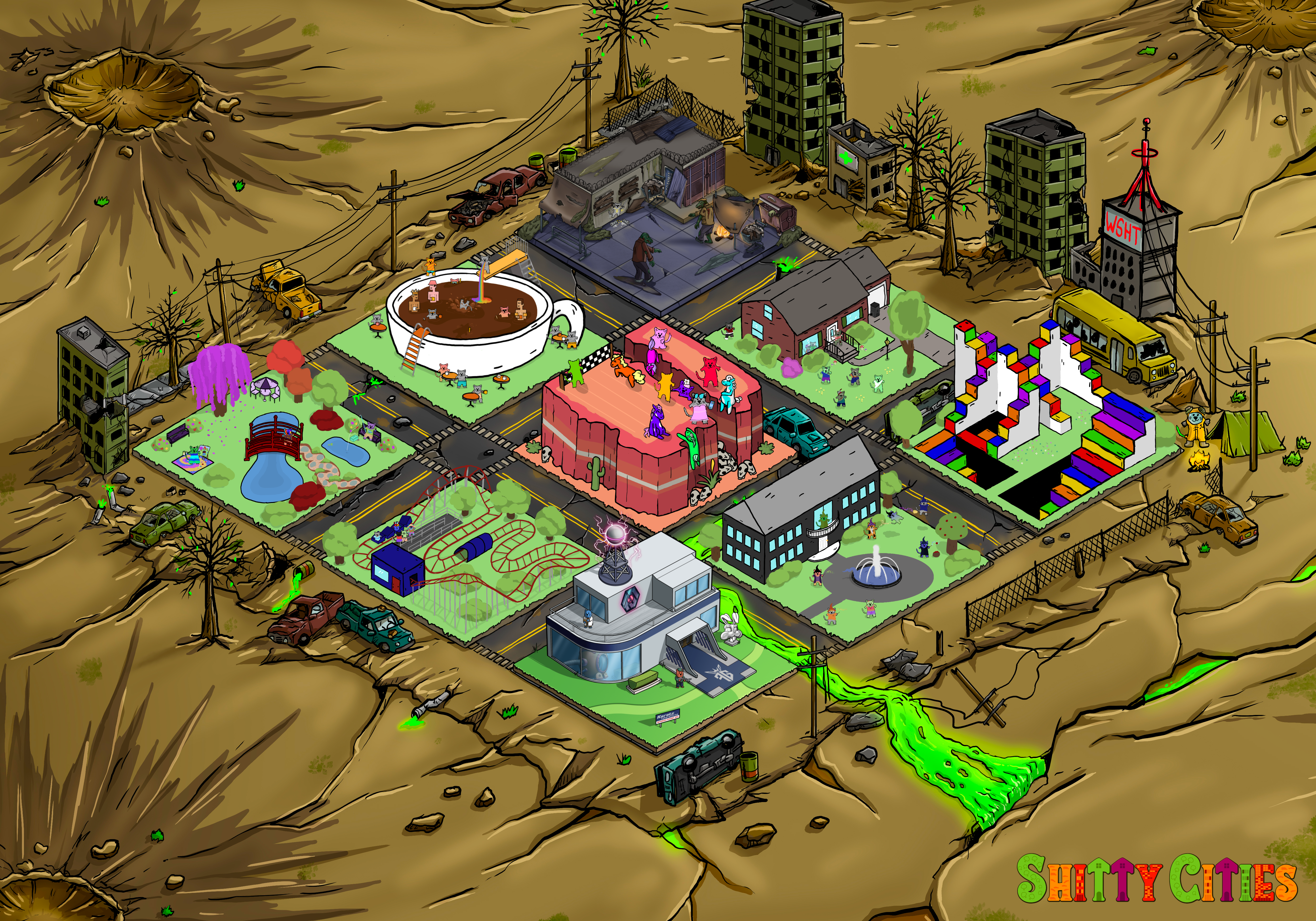 Shitty City #469 NFT on Algorand