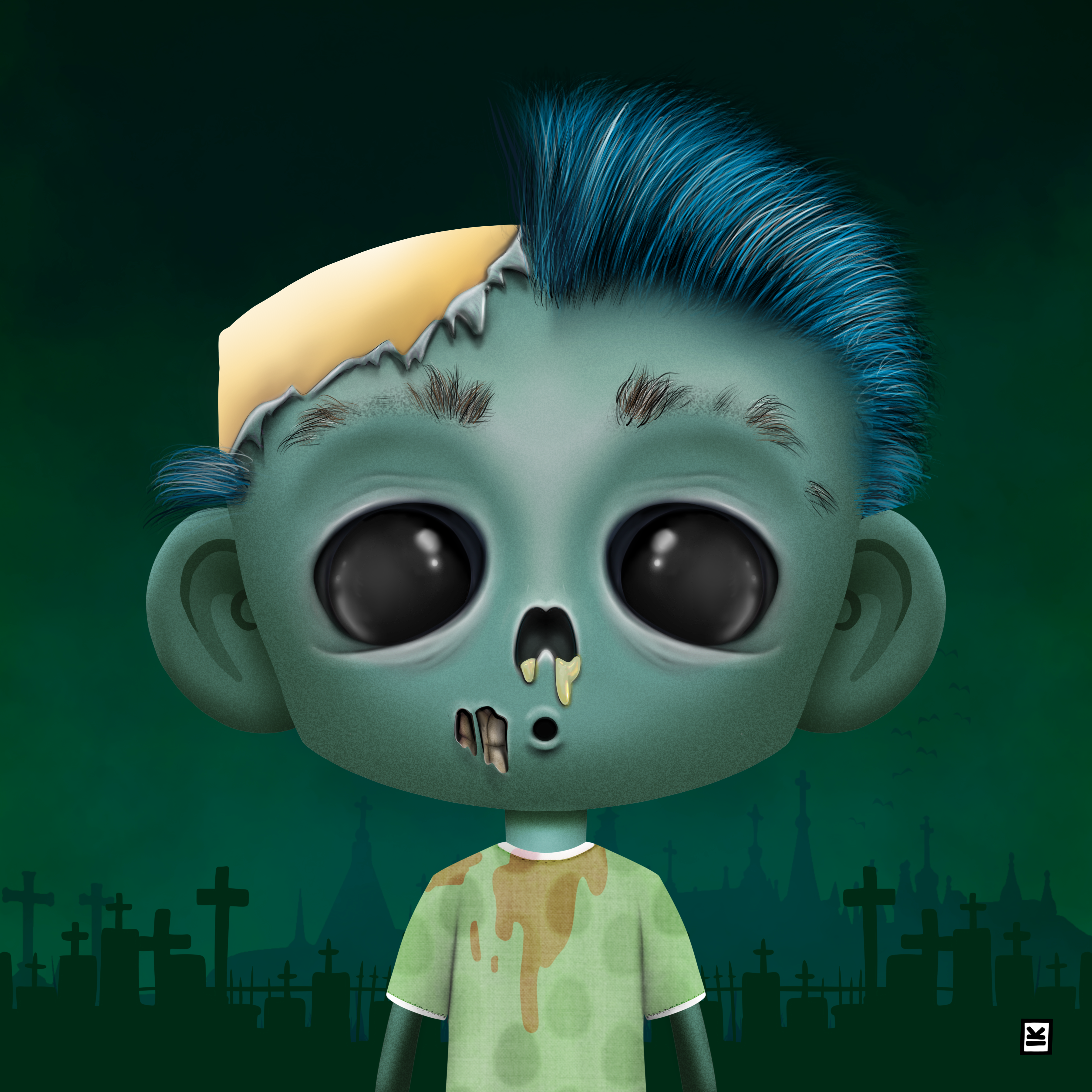Little Monsters - Zombie #51 NFT on Algorand