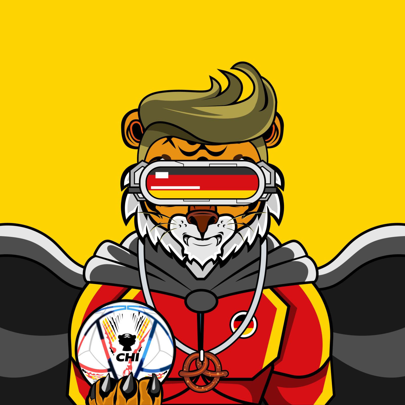 Football TigerChi #0910 NFT on Algorand