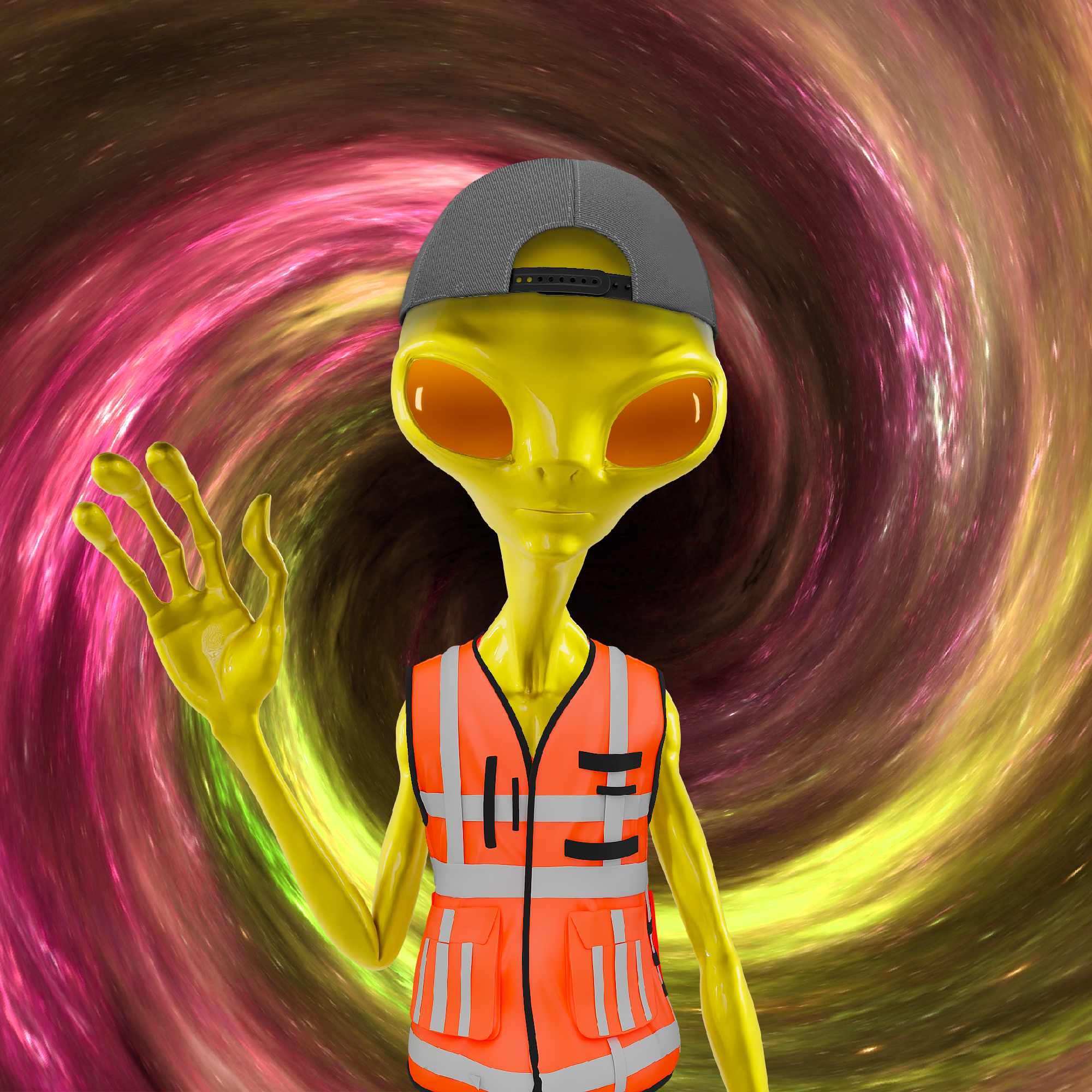 Alien Tourism858 NFT on Algorand