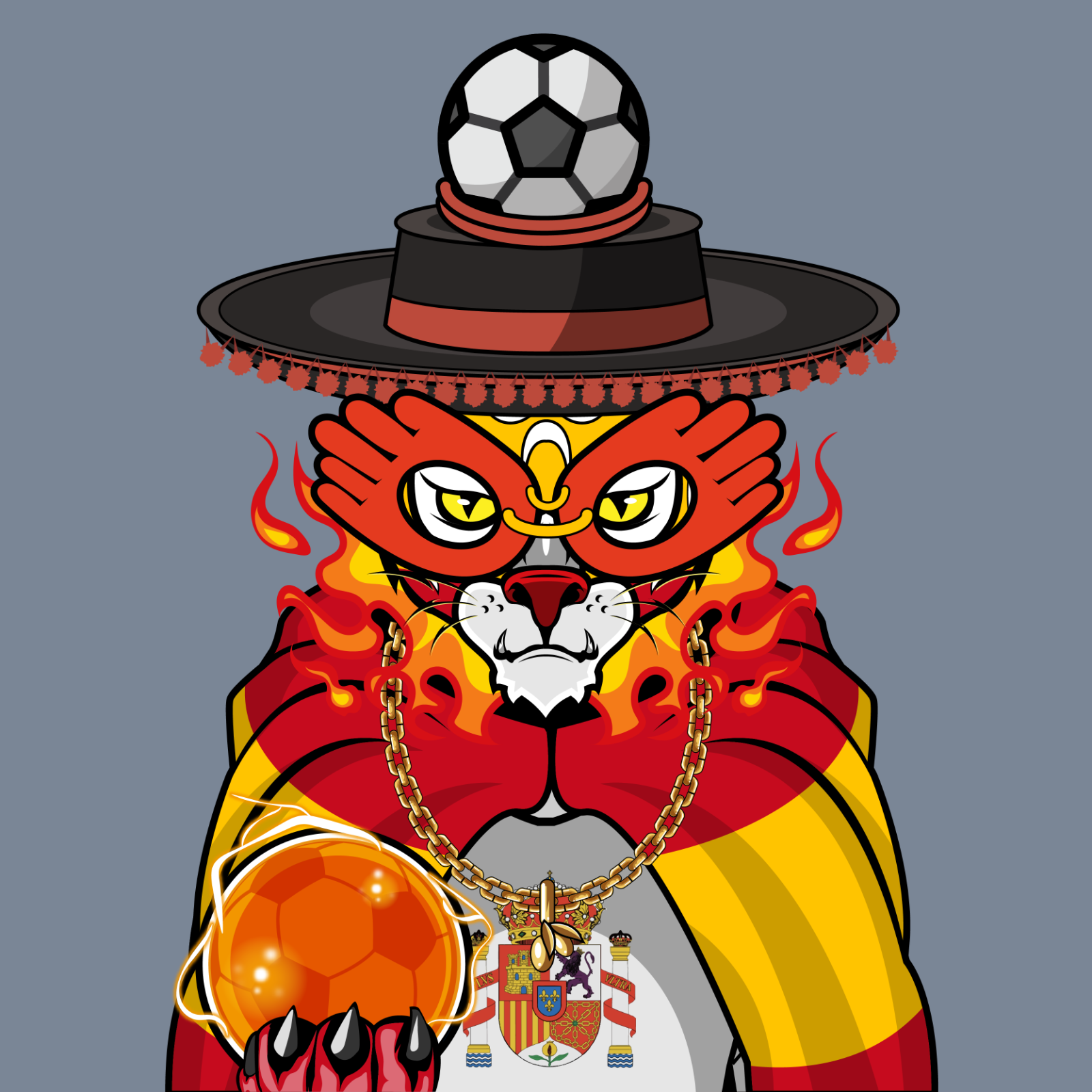 Football TigerChi #1544 NFT on Algorand