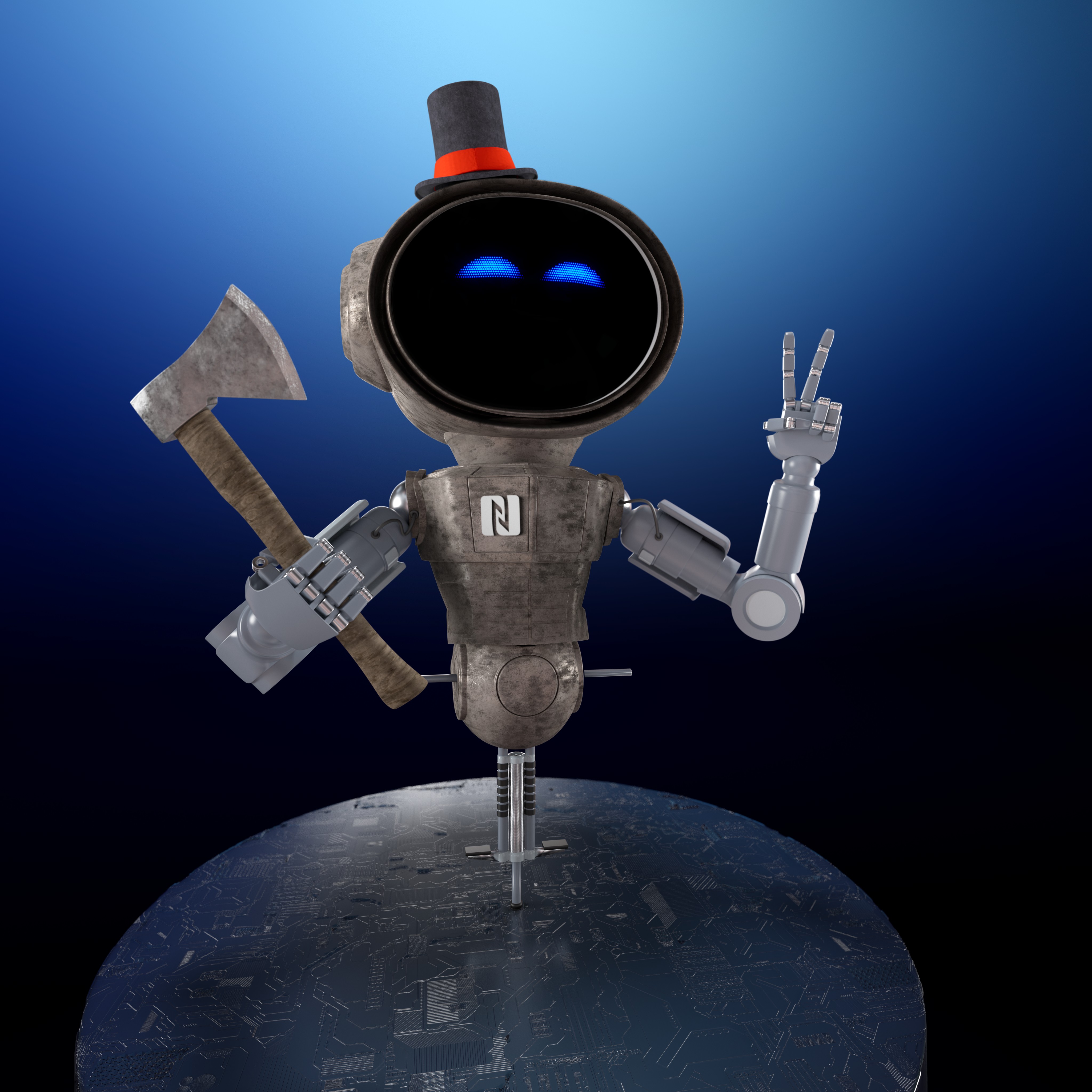 SockBot V1 No. 0166 NFT on Algorand