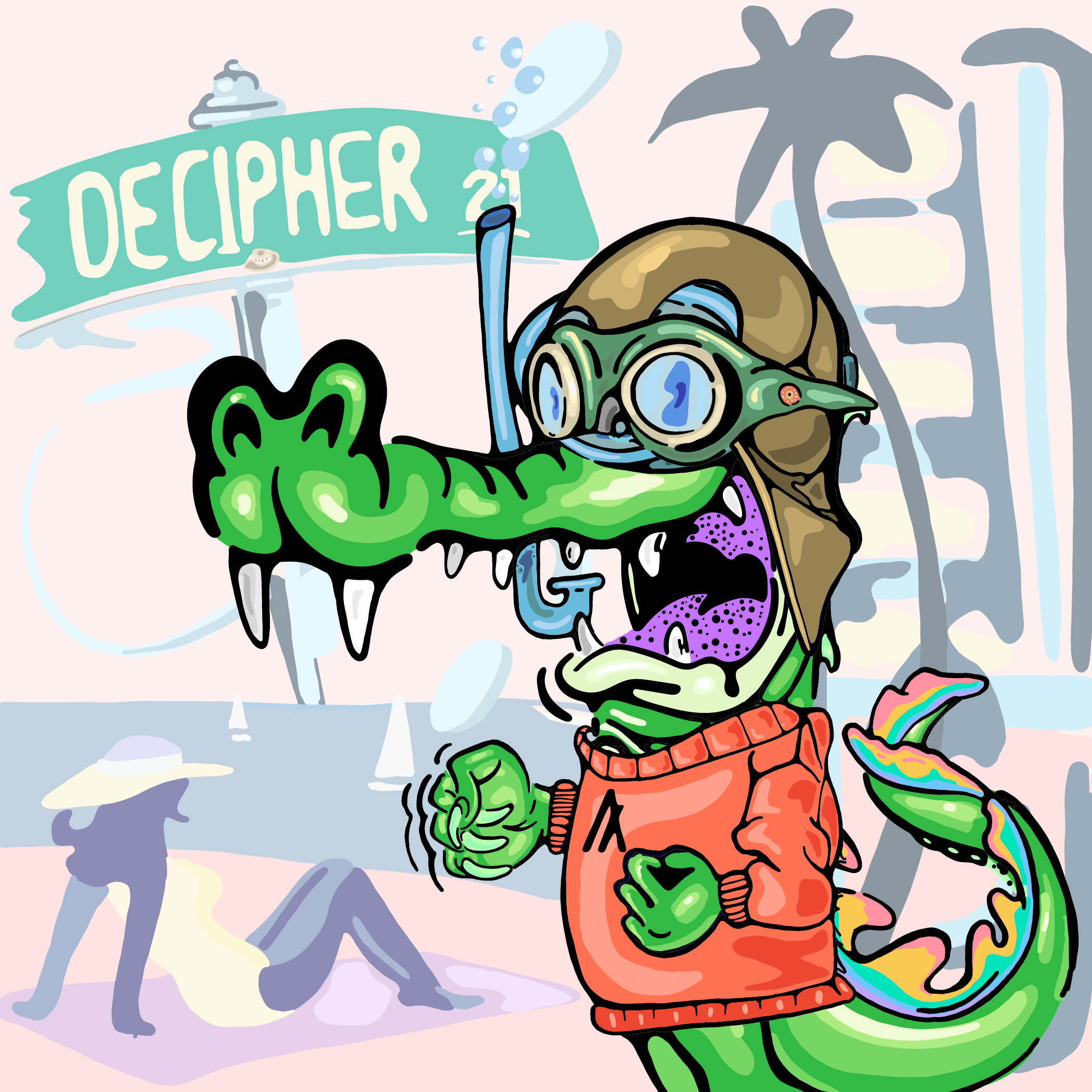 Algo Gator #243 NFT on Algorand