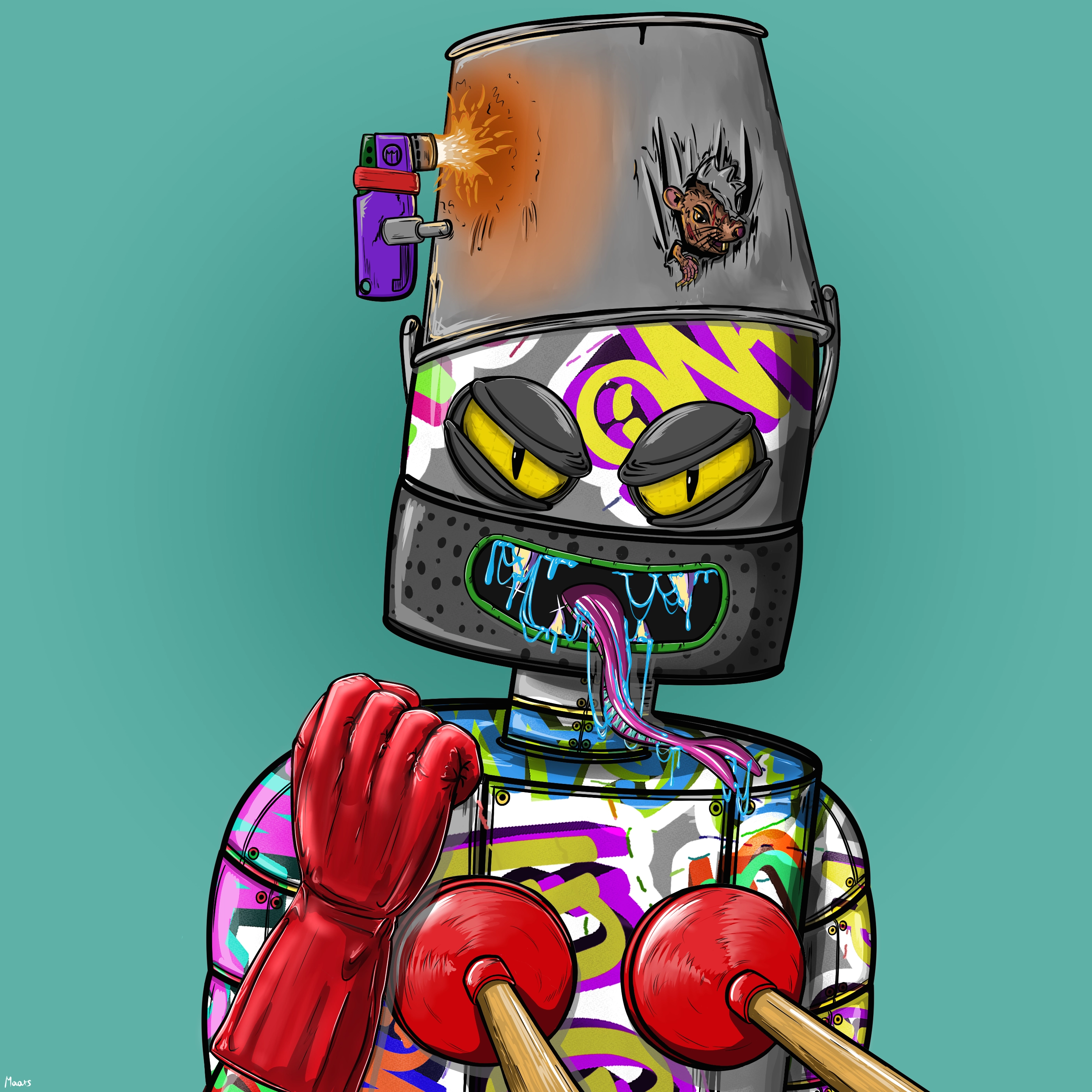 Mental Marvin #2536 NFT on Algorand