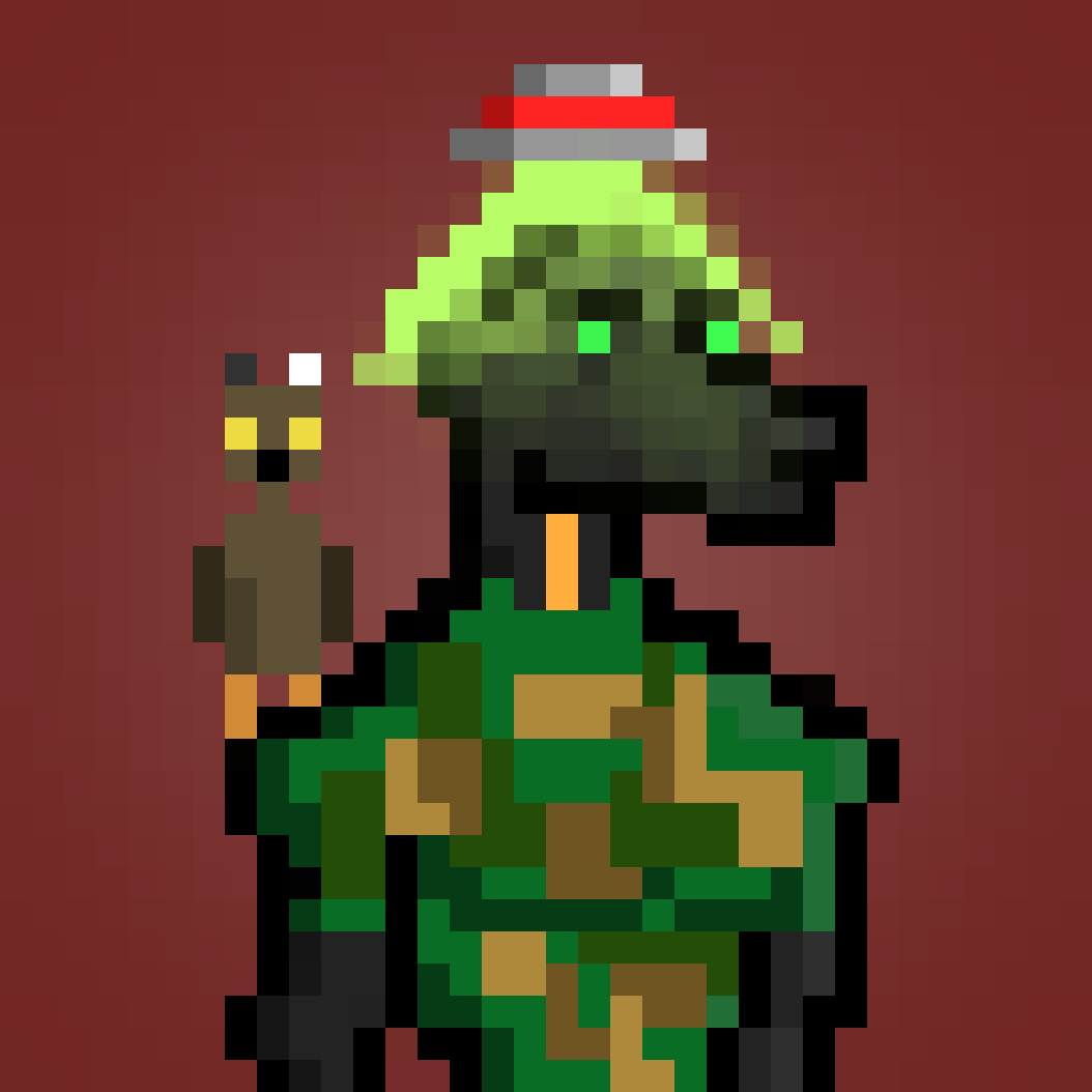 Pixel Dragon: #486 NFT on Algorand